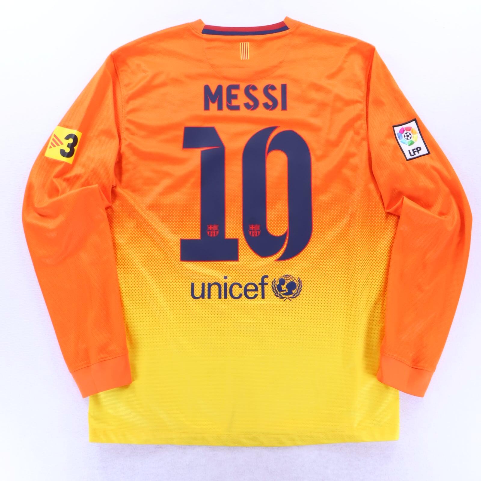*MINT* Barcelona Messi #10 2012/13 Away Shirt - Long Sleeve - L