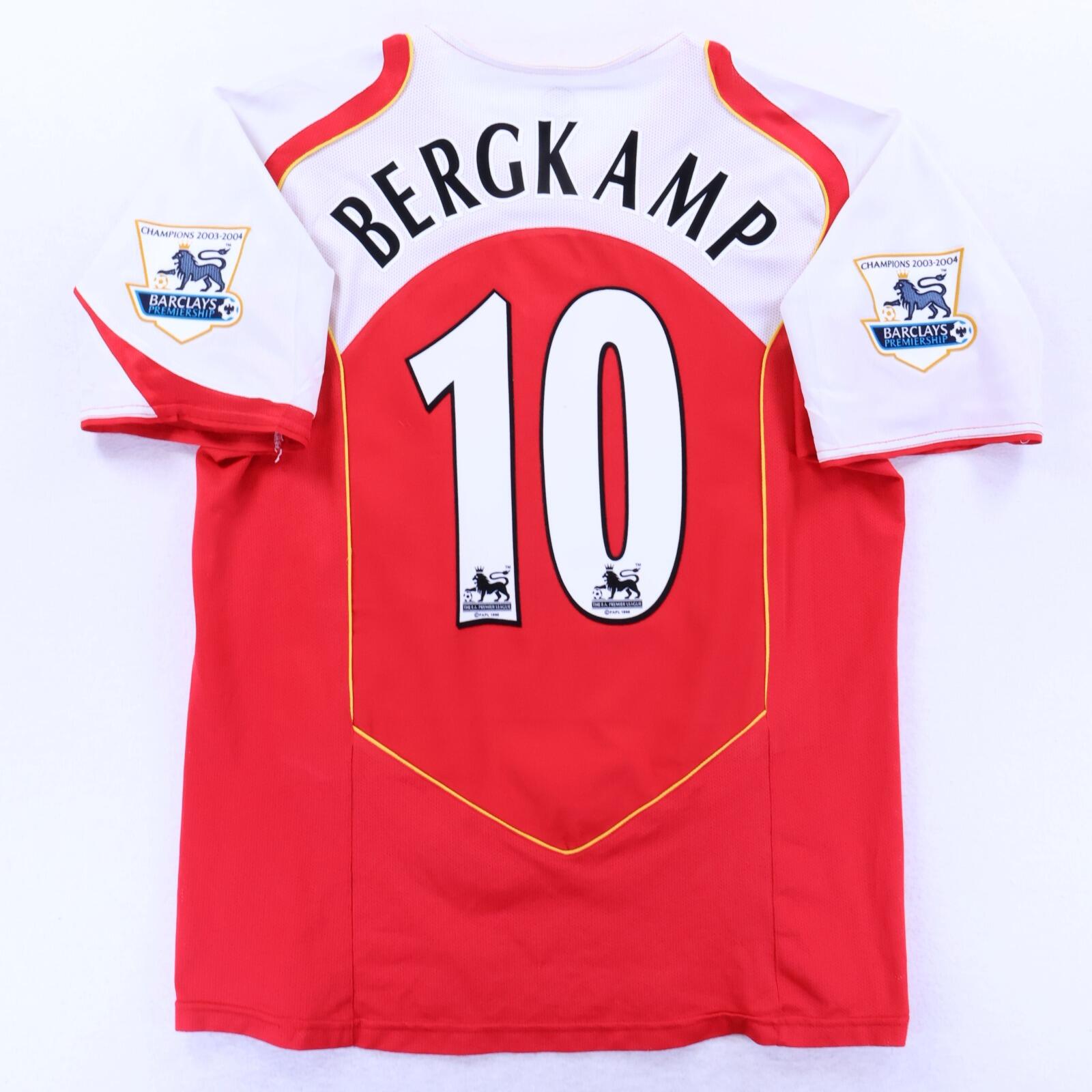 Arsenal Bergkamp #10 2004/05 Home Shirt - L