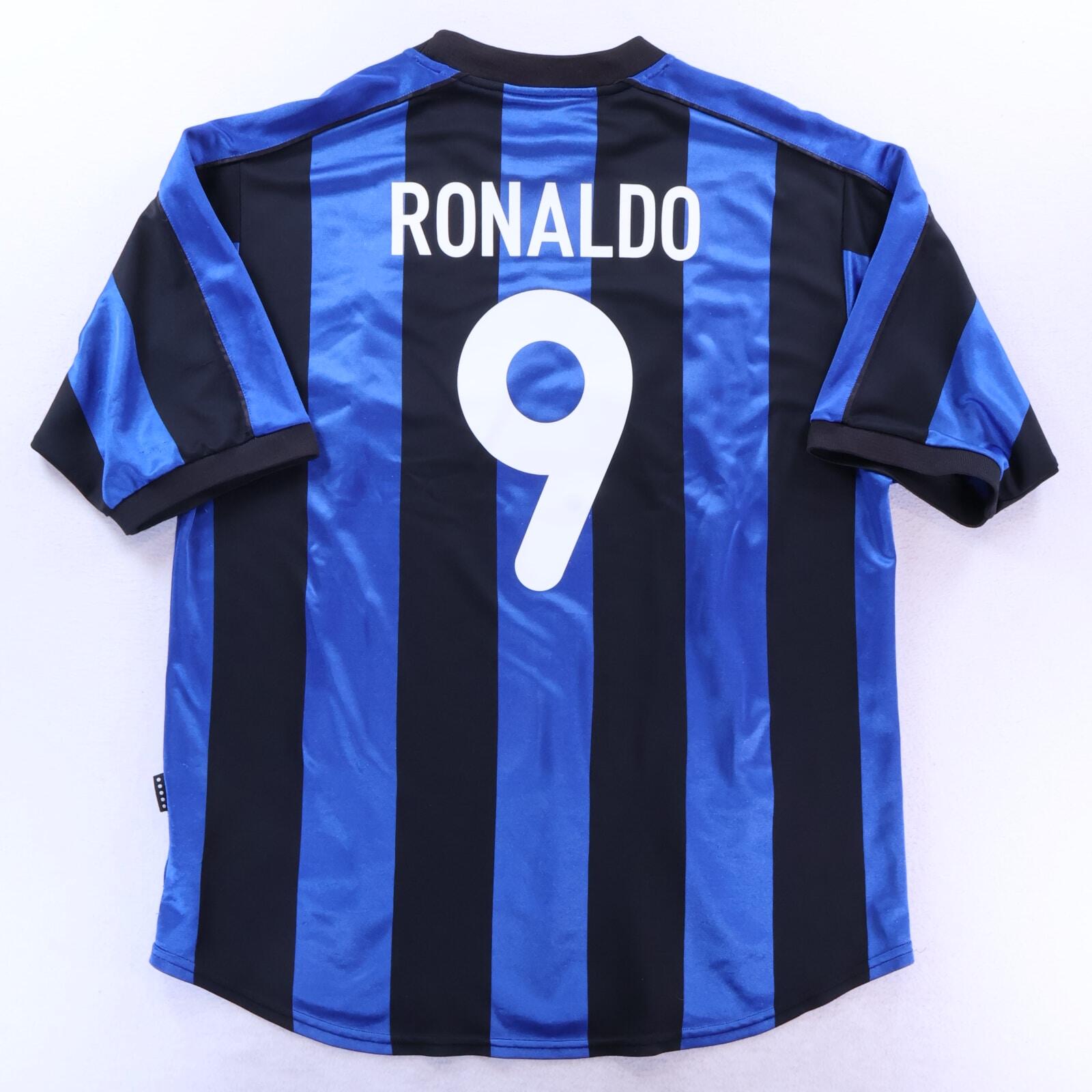 Inter Milan Ronaldo #9 1999/00 Home Shirt - XL