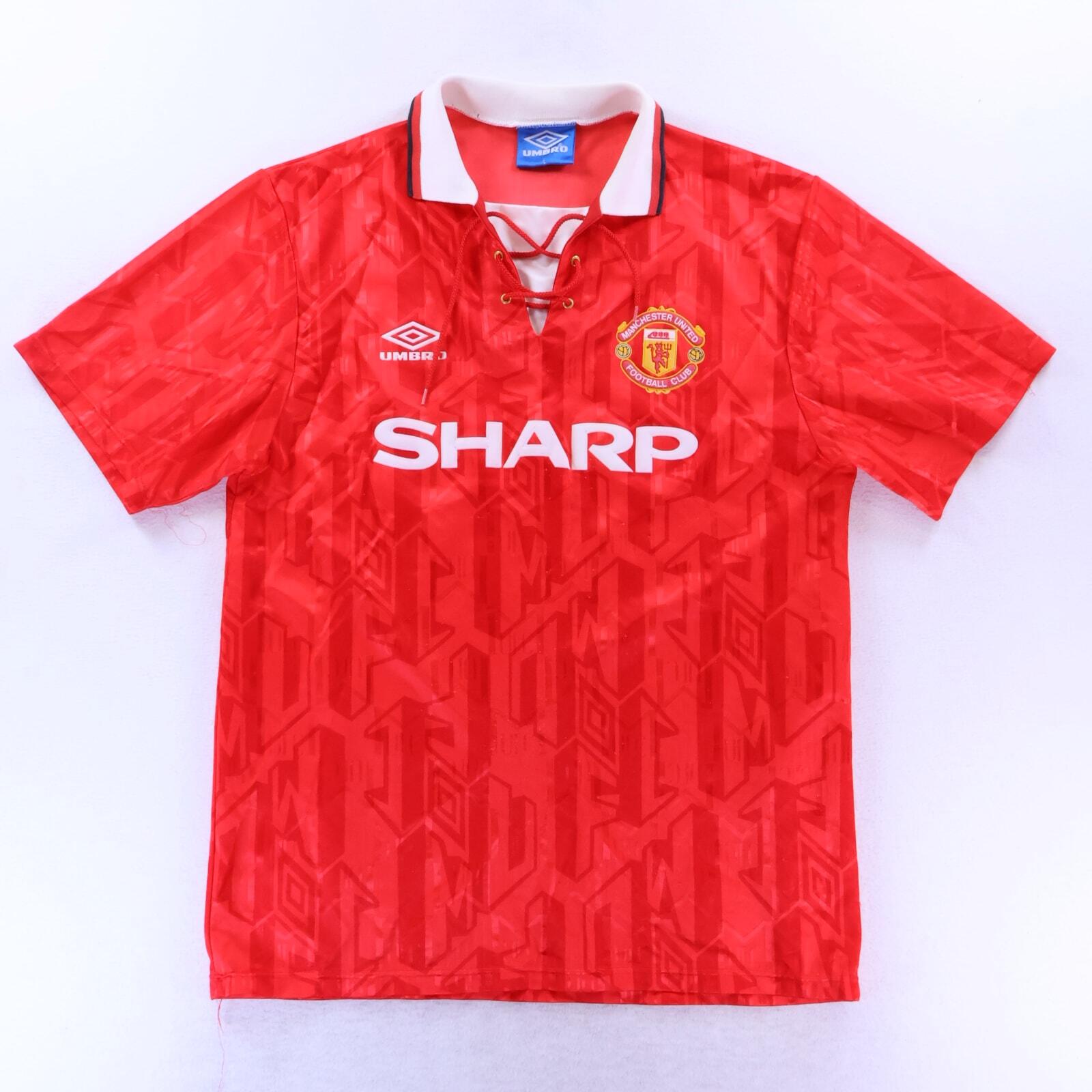 Manchester United Cantona #7 1992/94 Home Shirt - L