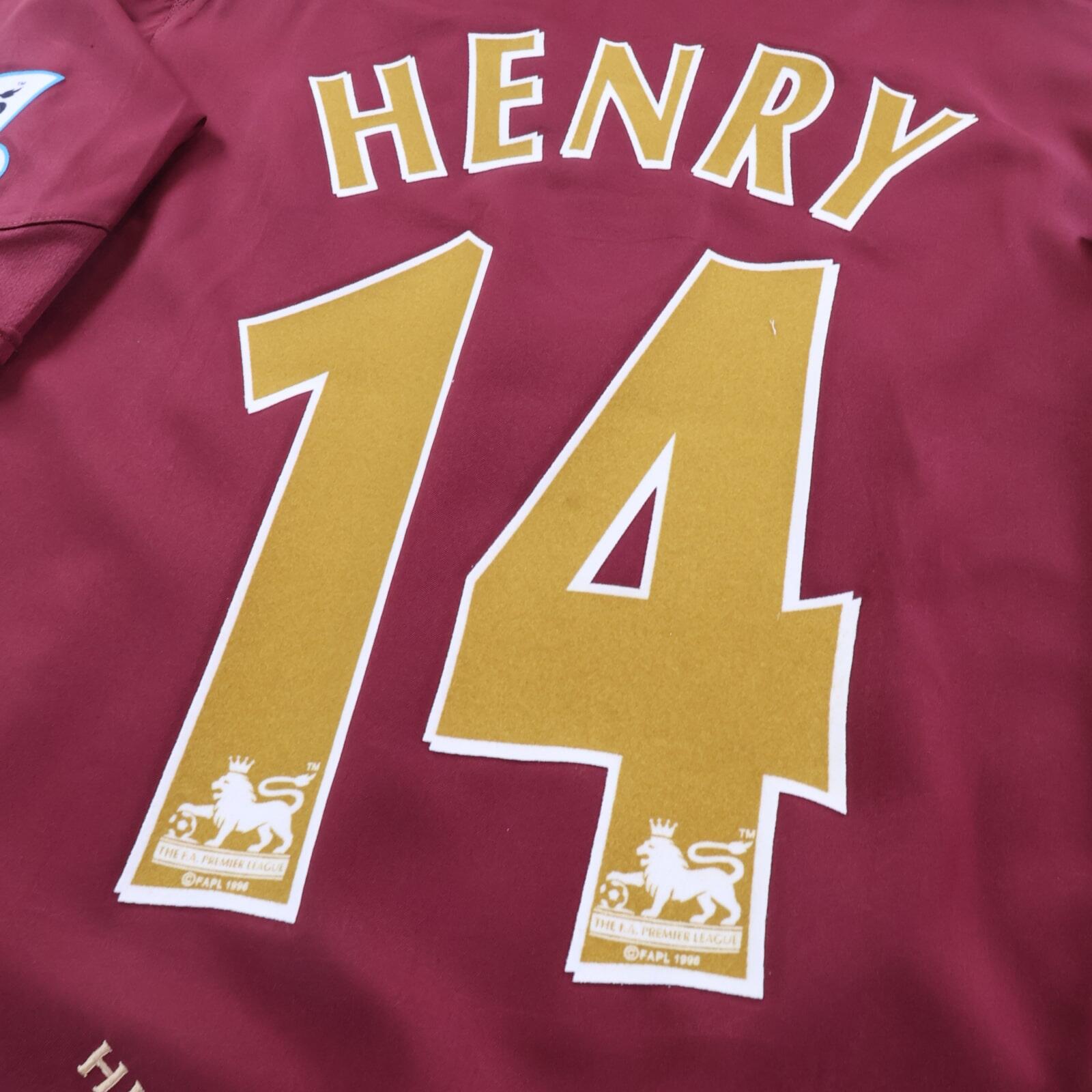 *MINT* Arsenal Henry #14 2005/06 Home Shirt - M