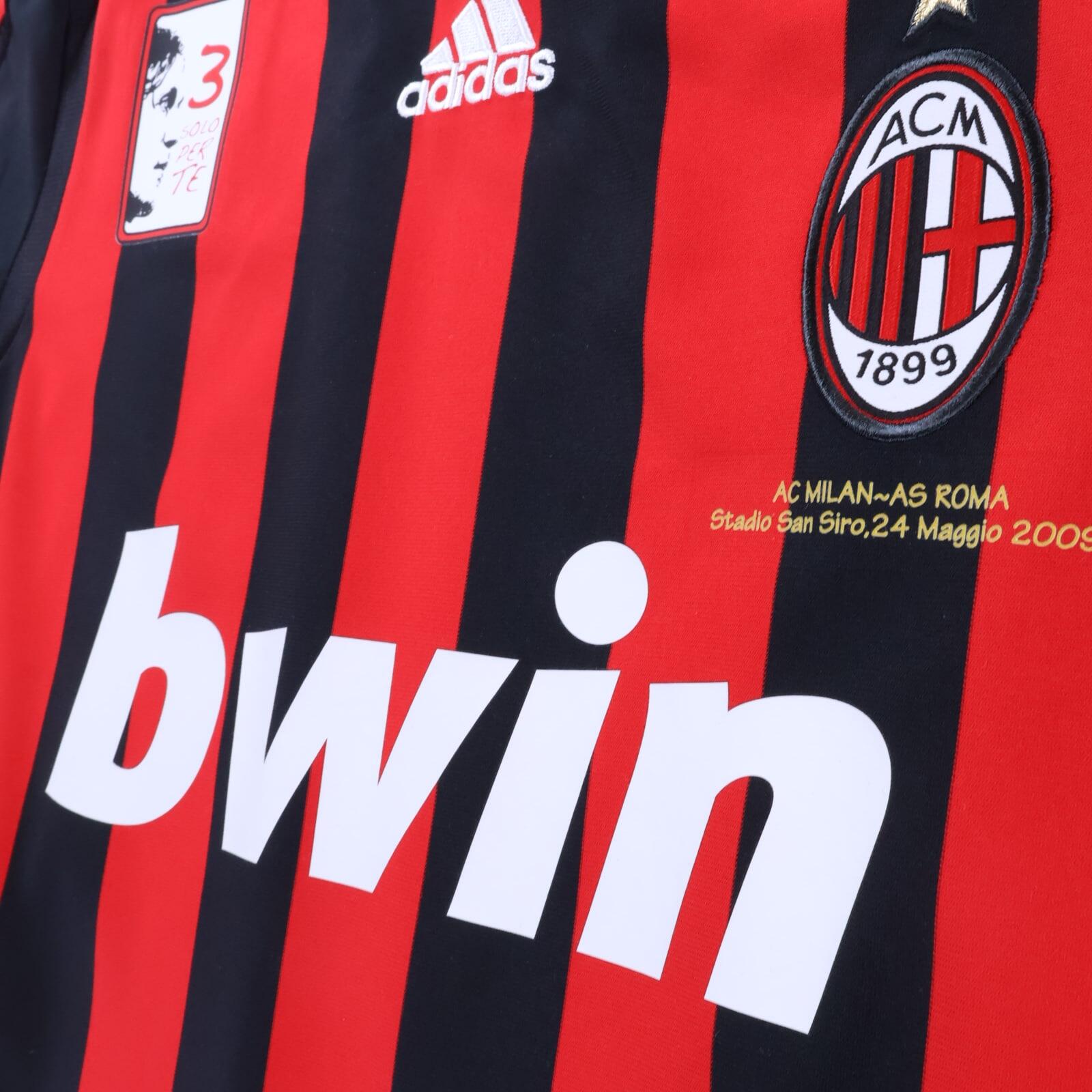 *MINT* Ac Milan Ronaldinho #80 2009 Home Shirt - L