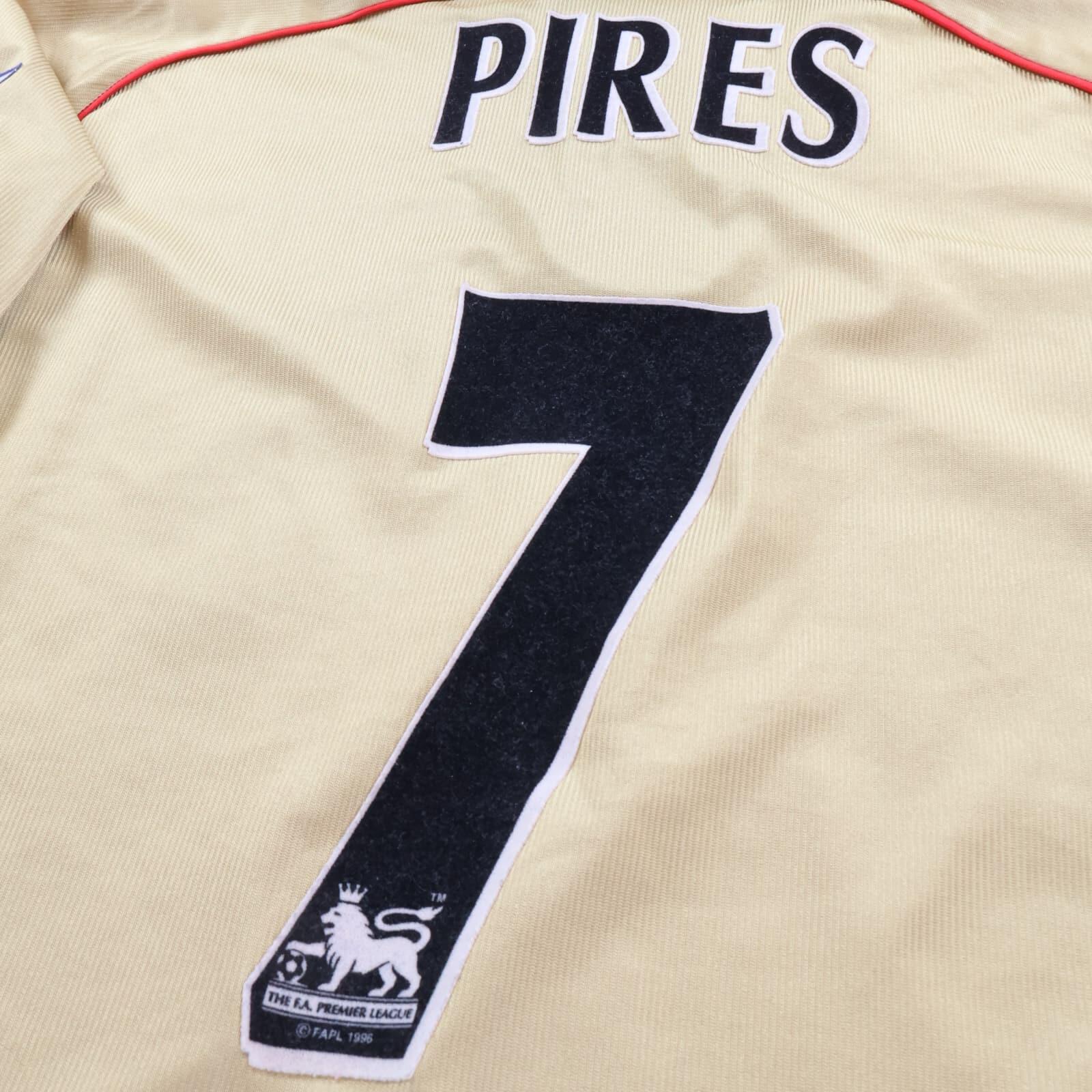 Arsenal Pires #7 2001/02 Away Shirt - L
