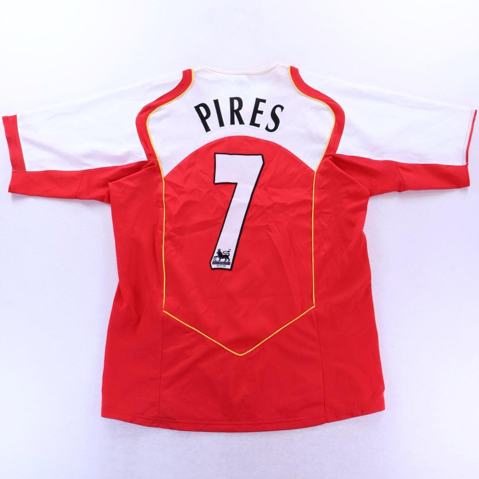 Arsenal Pires #7 2004/05 Home Shirt - L