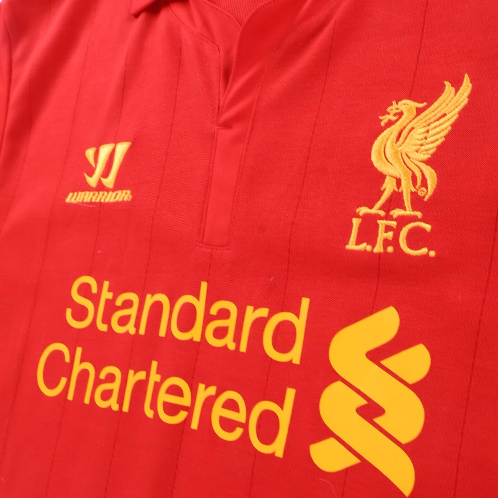Liverpool F.C Suarez #7 2012/13 Home Shirt - L