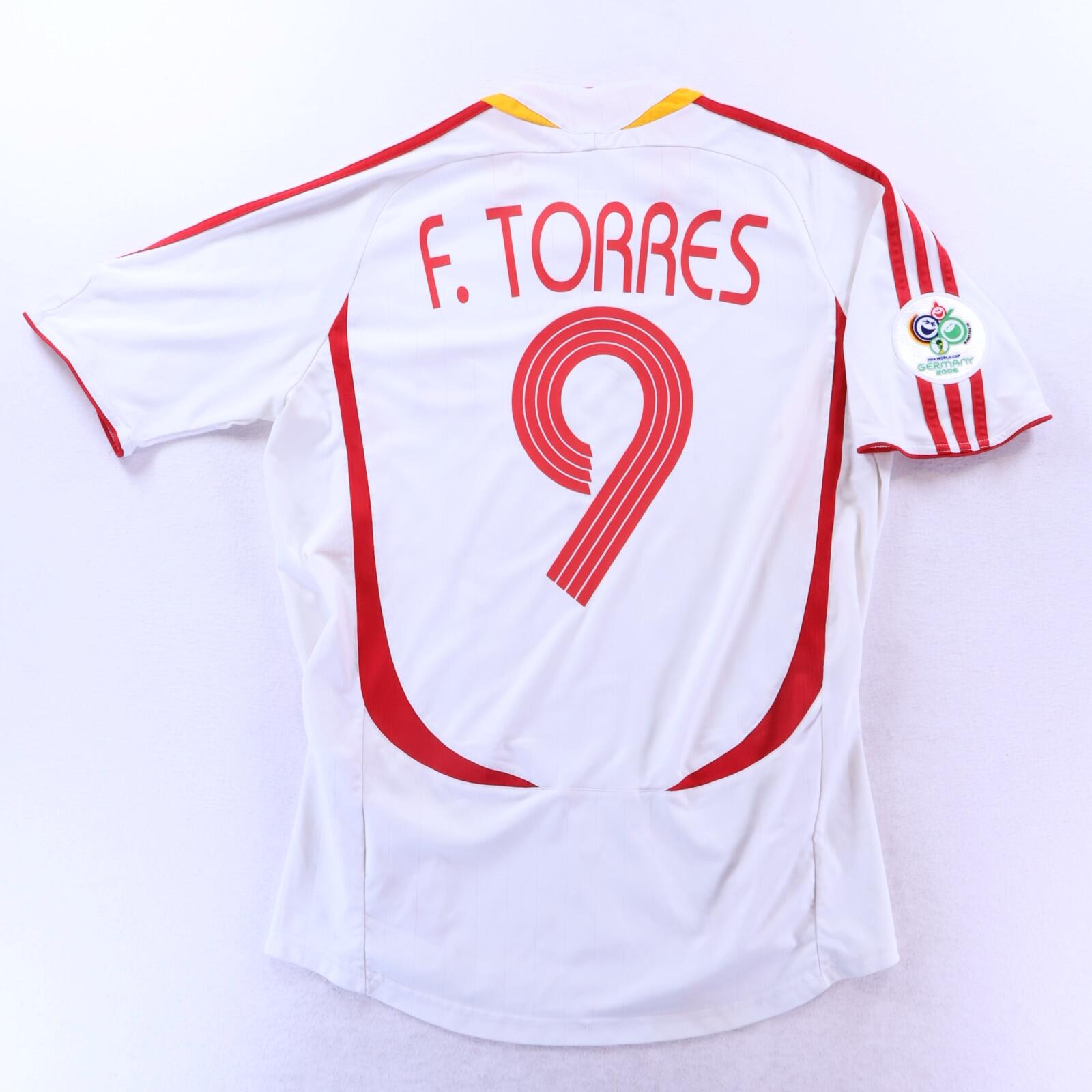 Spain F. Torres #9 2006/08 Away Shirt - M