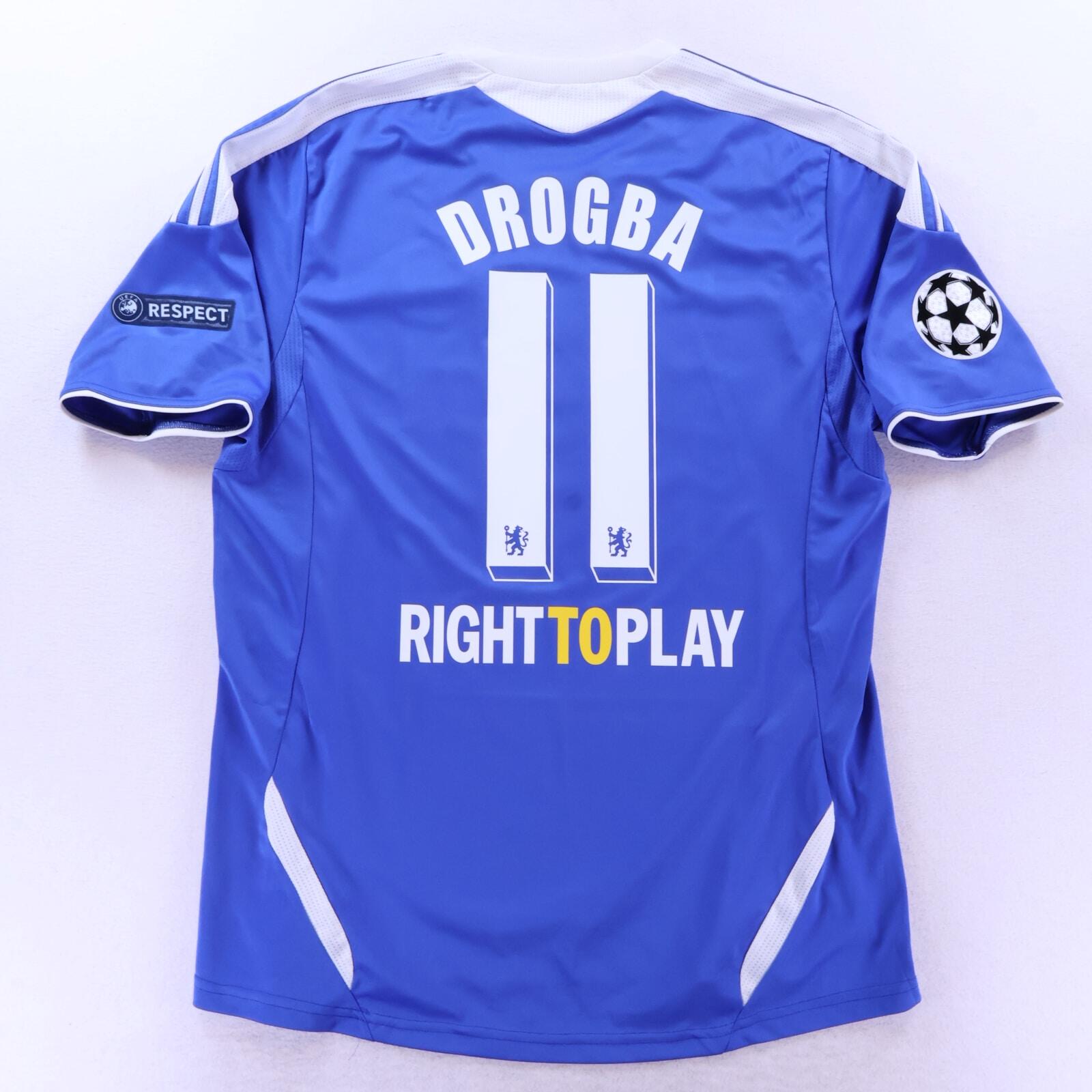 *MINT* Chelsea Drogba #11 2011/12 Home Shirt - L