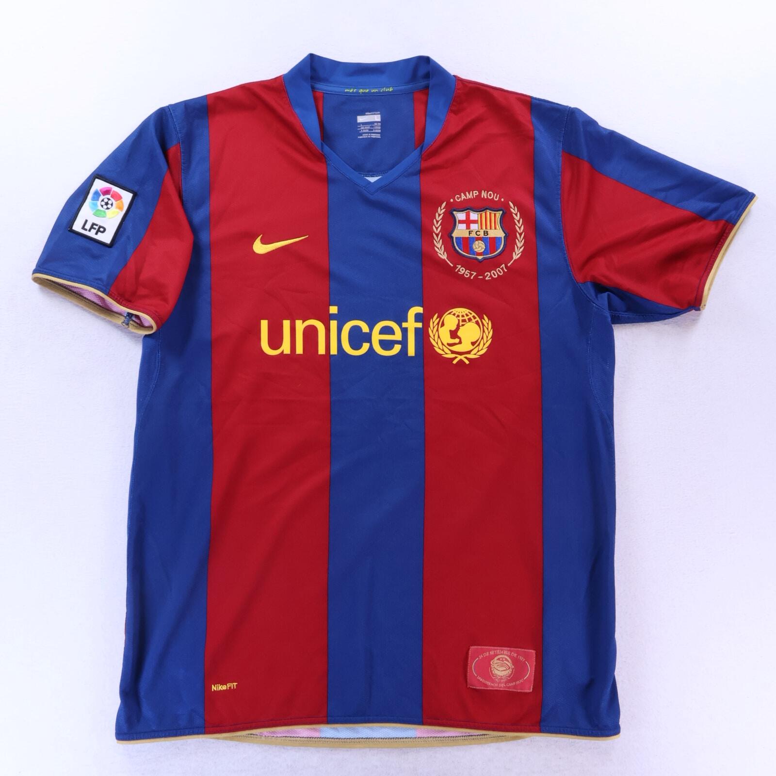 Barcelona Ronaldinho #10 2007/08 Home Shirt - L