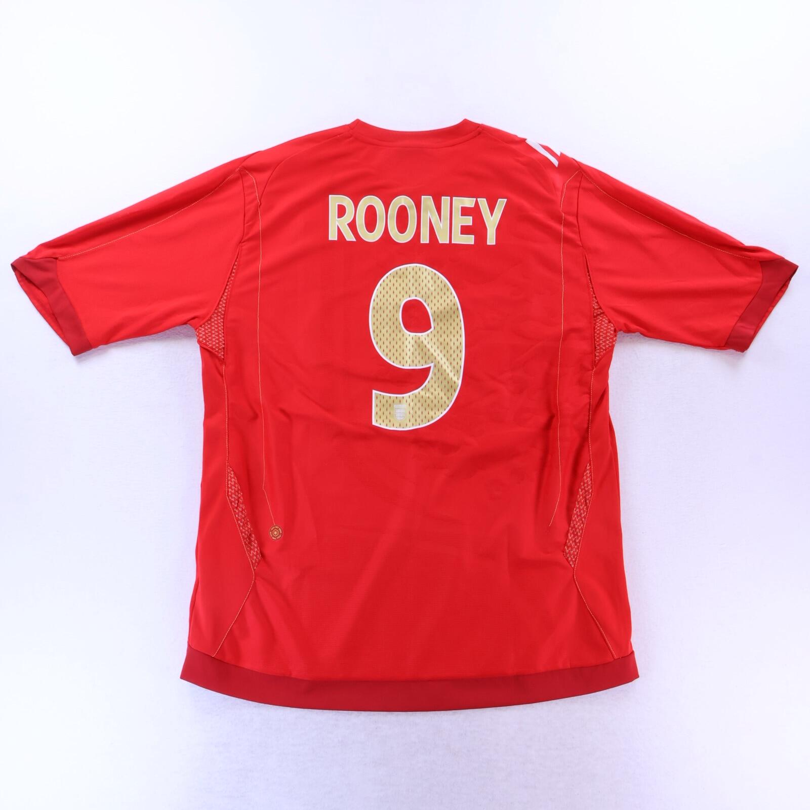 England Rooney #9 2006/08 Away Shirt - XL