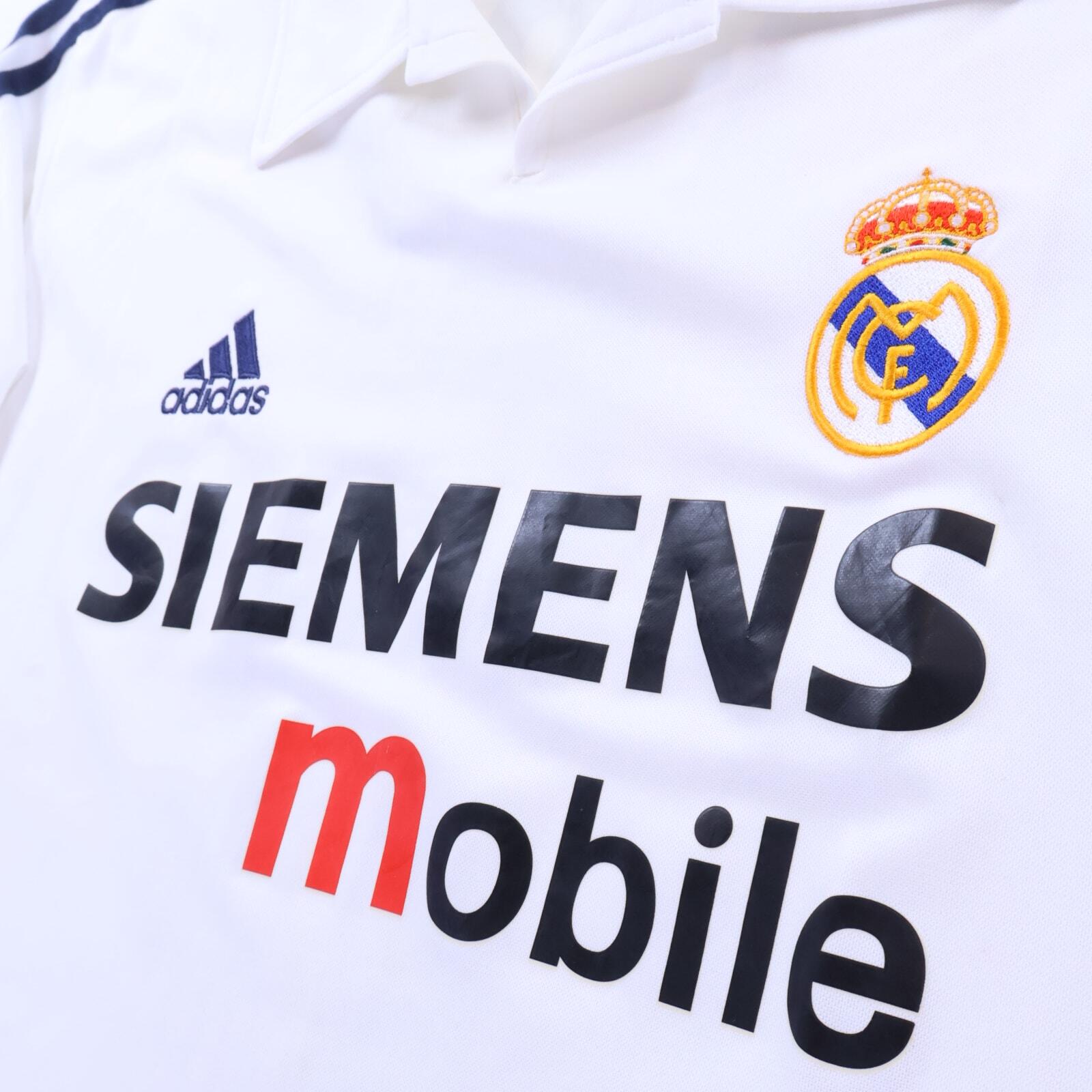 Real Madrid Zidane #5 2002/03 Home Shirt - L