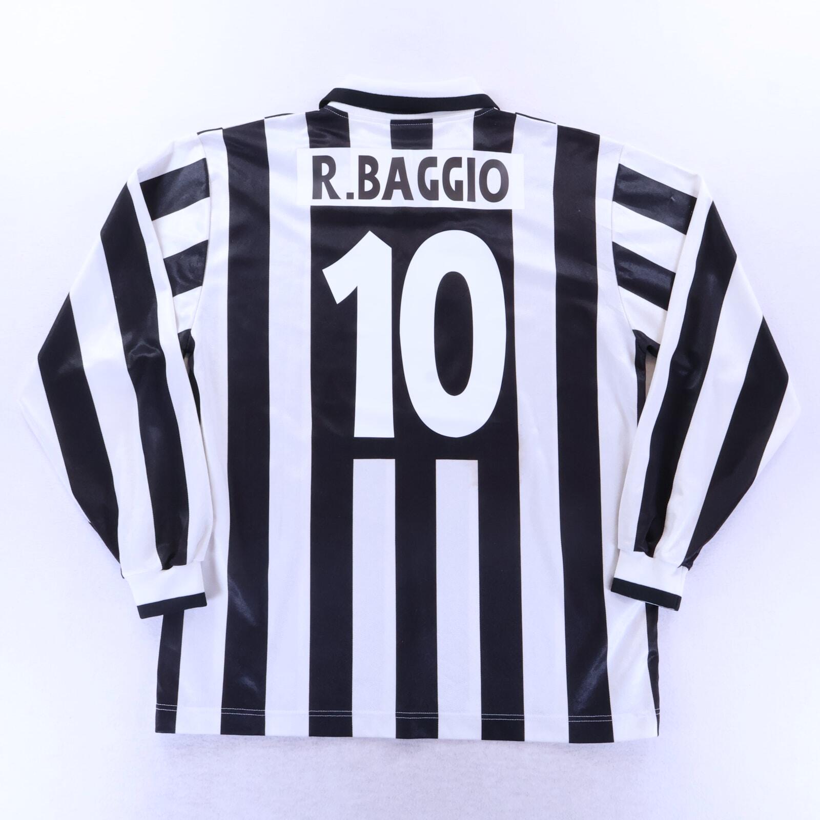 Juventus R. Baggio #10 1994/95 Home Shirt - Long Sleeve - L