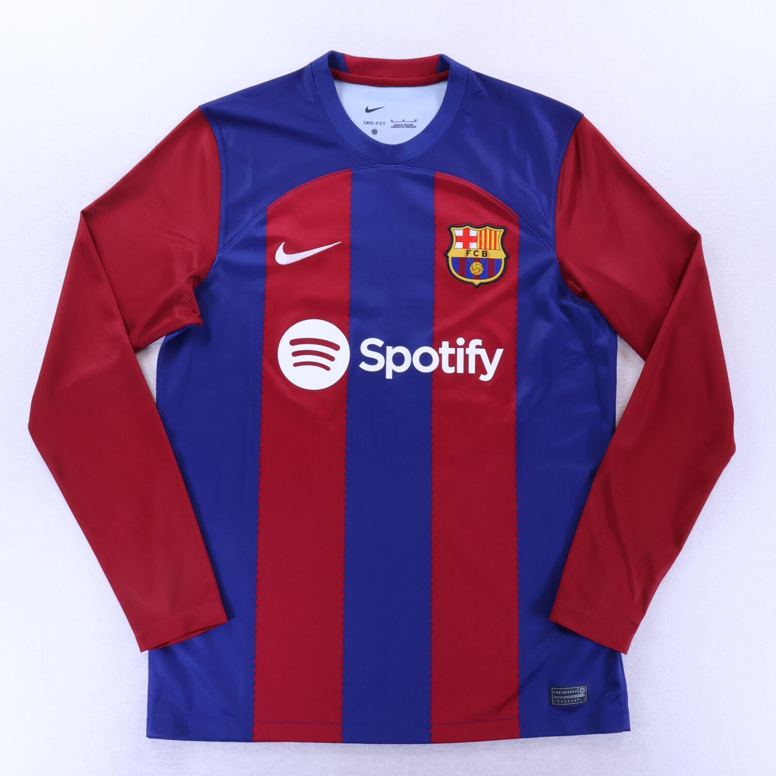 *MINT* Barcelona Lamine Yamal #27 2023/24 Home Shirt - Long Sleeve - M