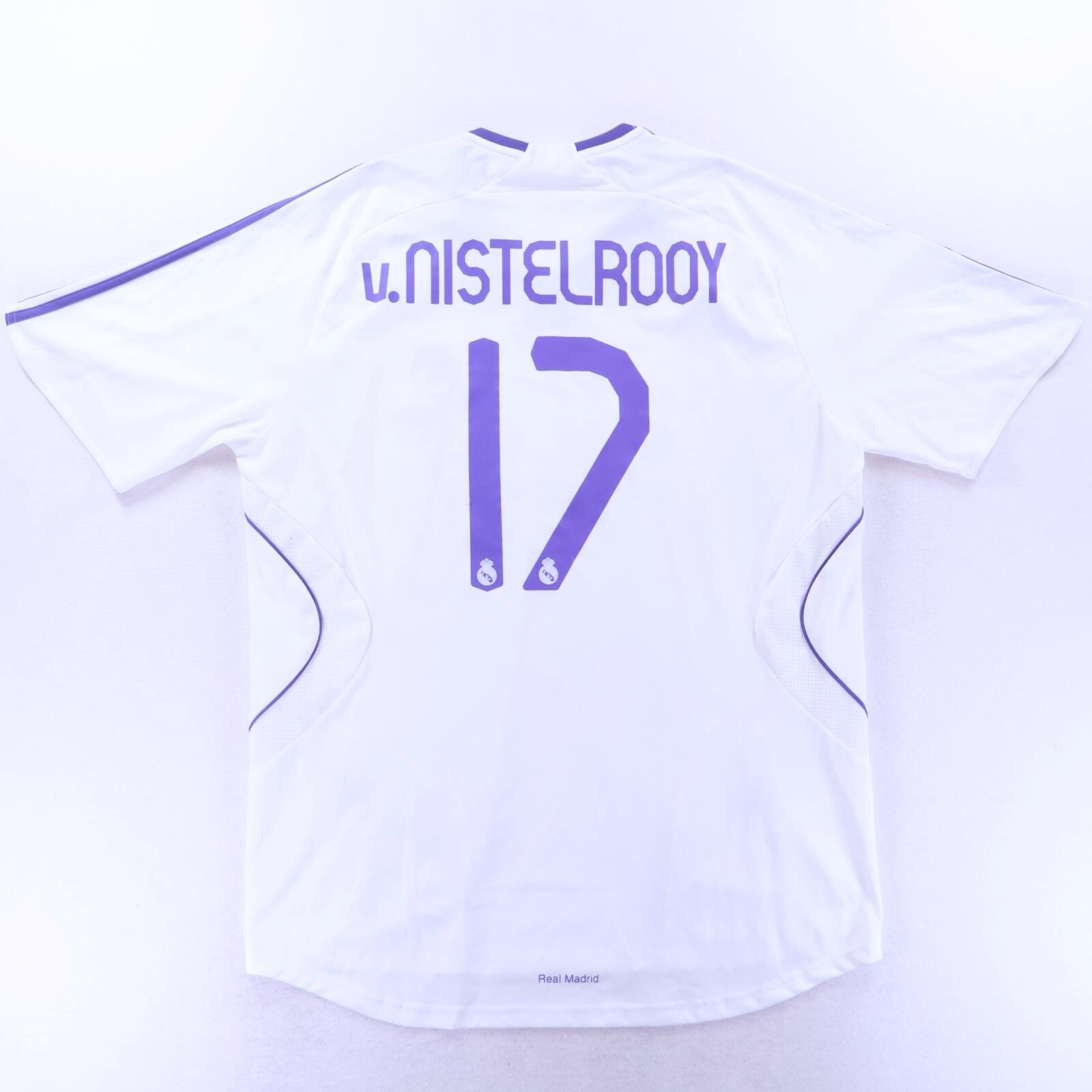 Real Madrid V. Nistelrooy #17 2007/08 Home Shirt - XL