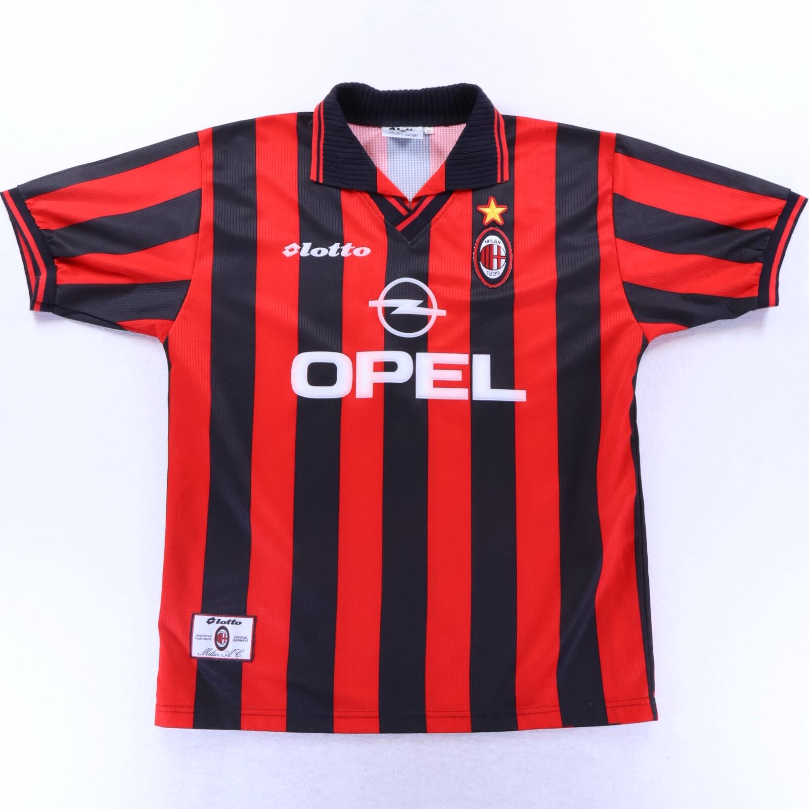 Ac Milan Maldini #3 1997/98 Home Shirt - XL