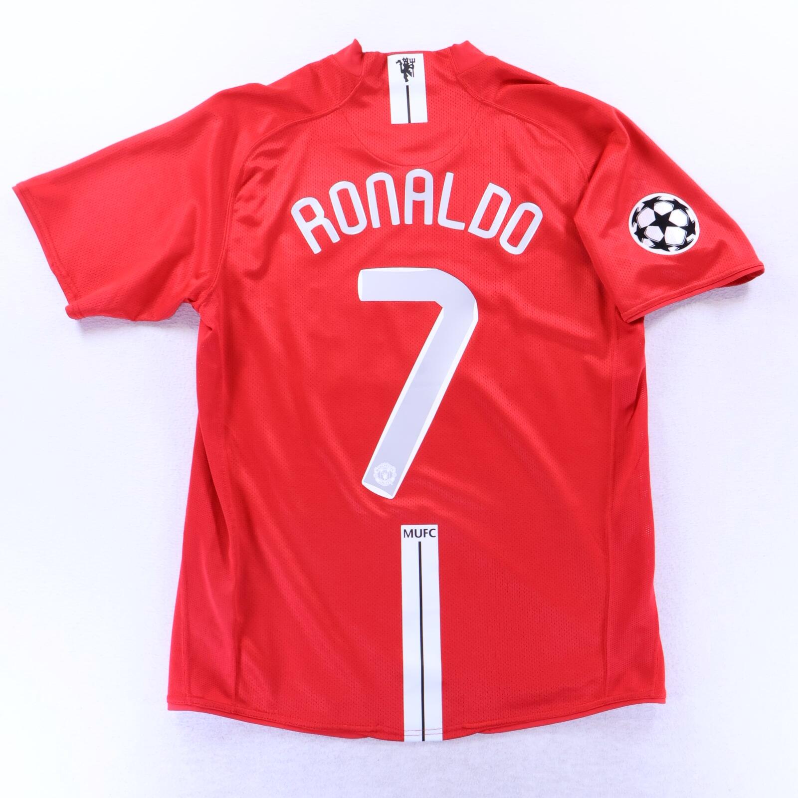 Manchester United Ronaldo #7 2007/09 Home Shirt - M