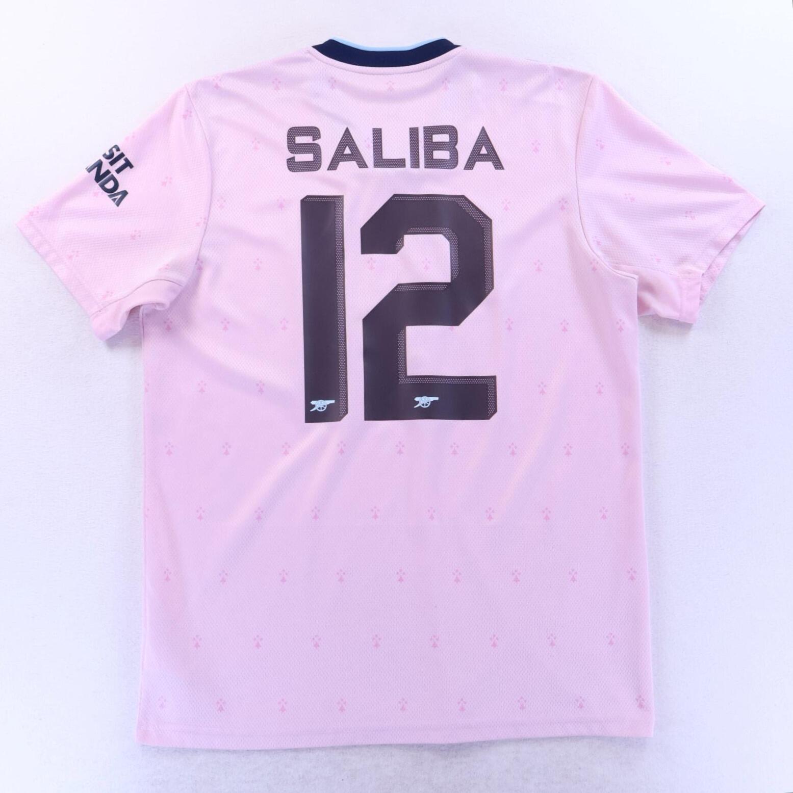 Arsenal Saliba #12 2022/23 Third Shirt - L