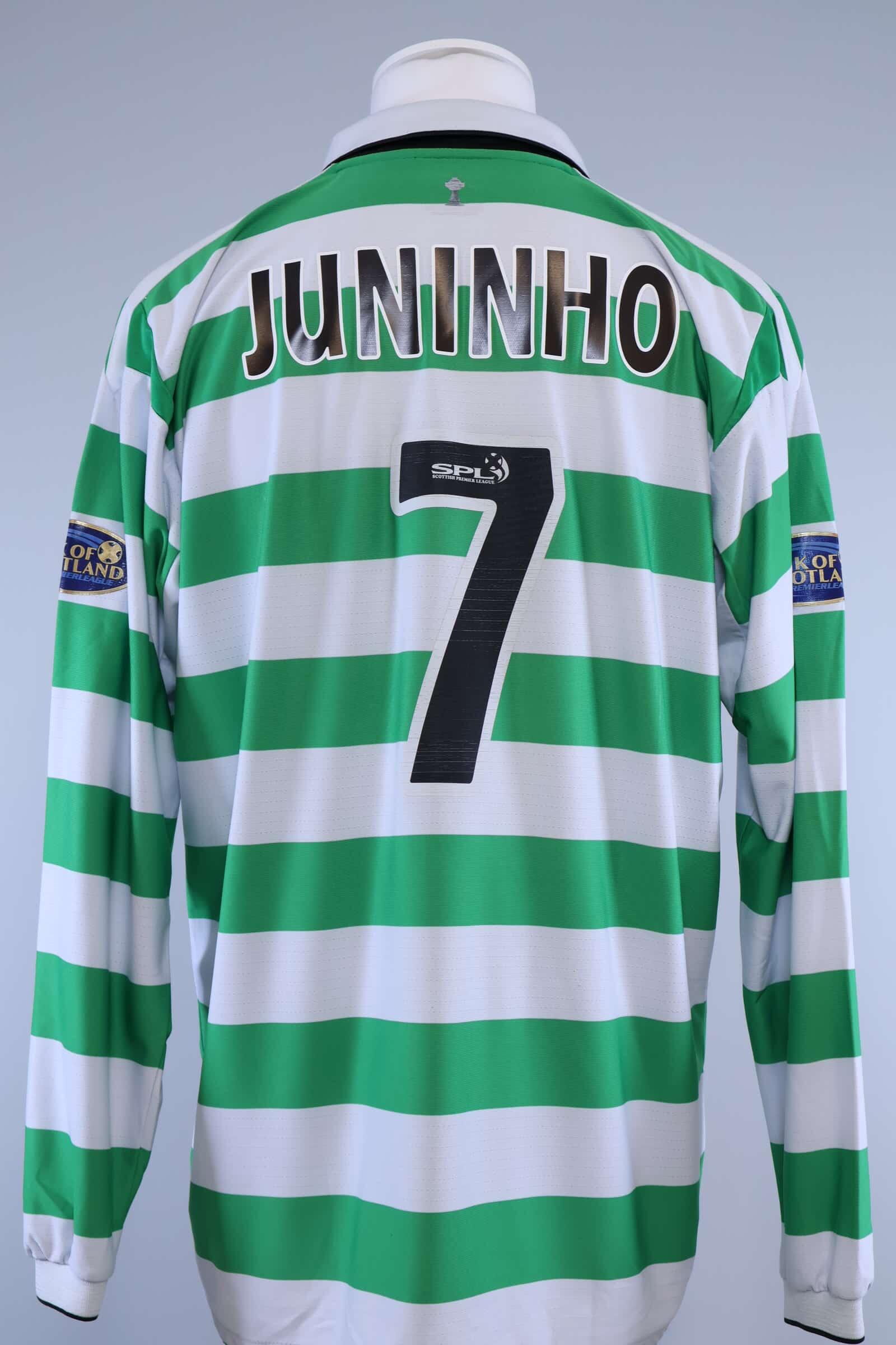 Celtic F.C 2004/05 Juniho #7 Home Shirt - XLAuthentic Original Football Shirt
