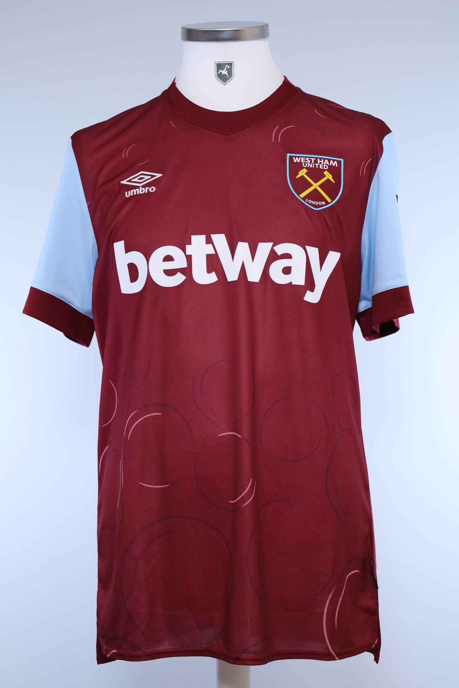 West Ham United 2023/24 Bowen #20 Home Shirt - L Authenic Original Football Shirt