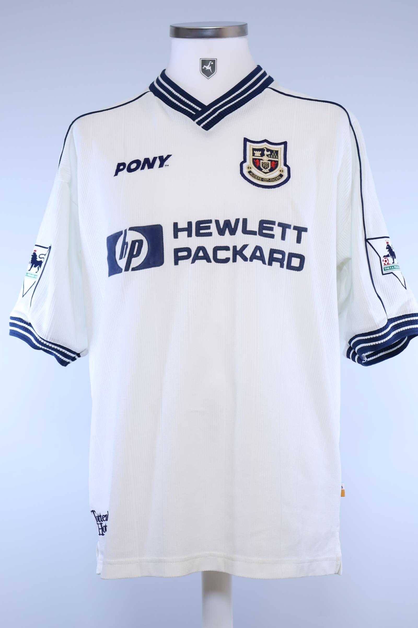 Tottenham Hotspur 1997/99 Ginola #14 Home Shirt - M Authenic Original Football Shirt