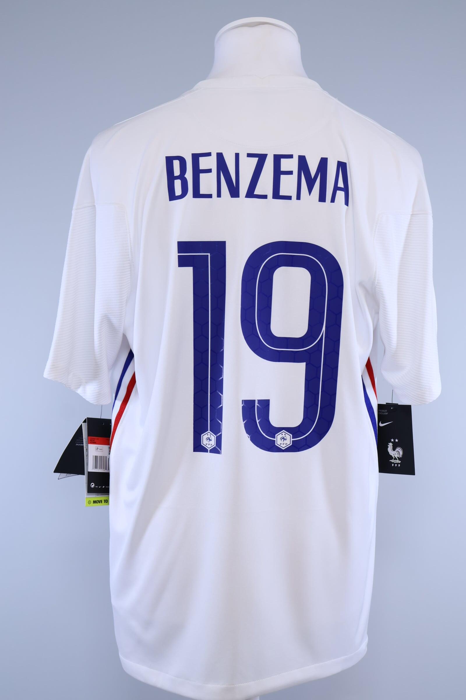 France 2020/21 Benzema #19 Euros Away Shirt - LAuthentic Original Football Shirt