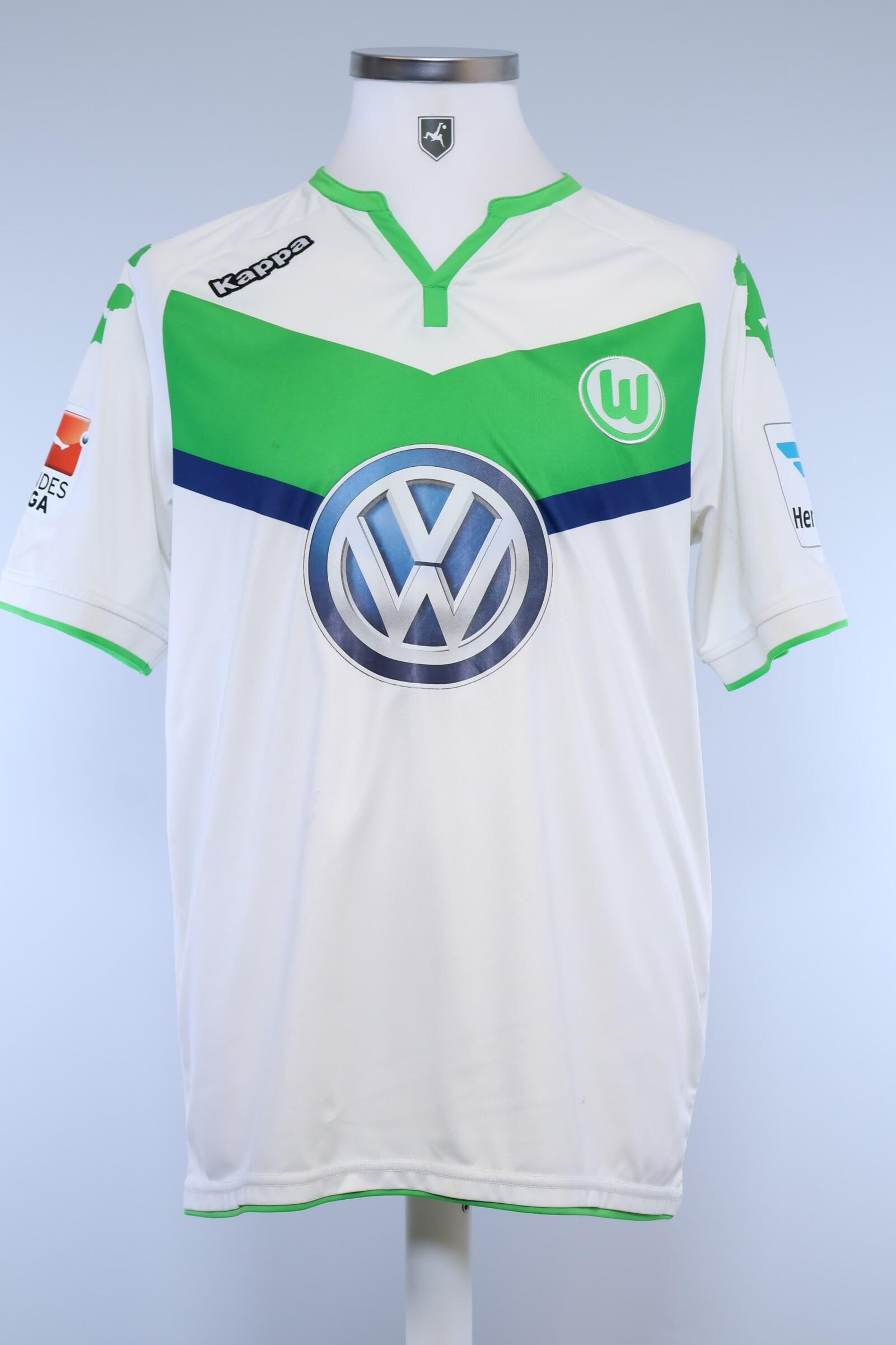 Wolfsburg 2015/16 Vieirinha #8 Home Shirt - M Authenic Original Football Shirt