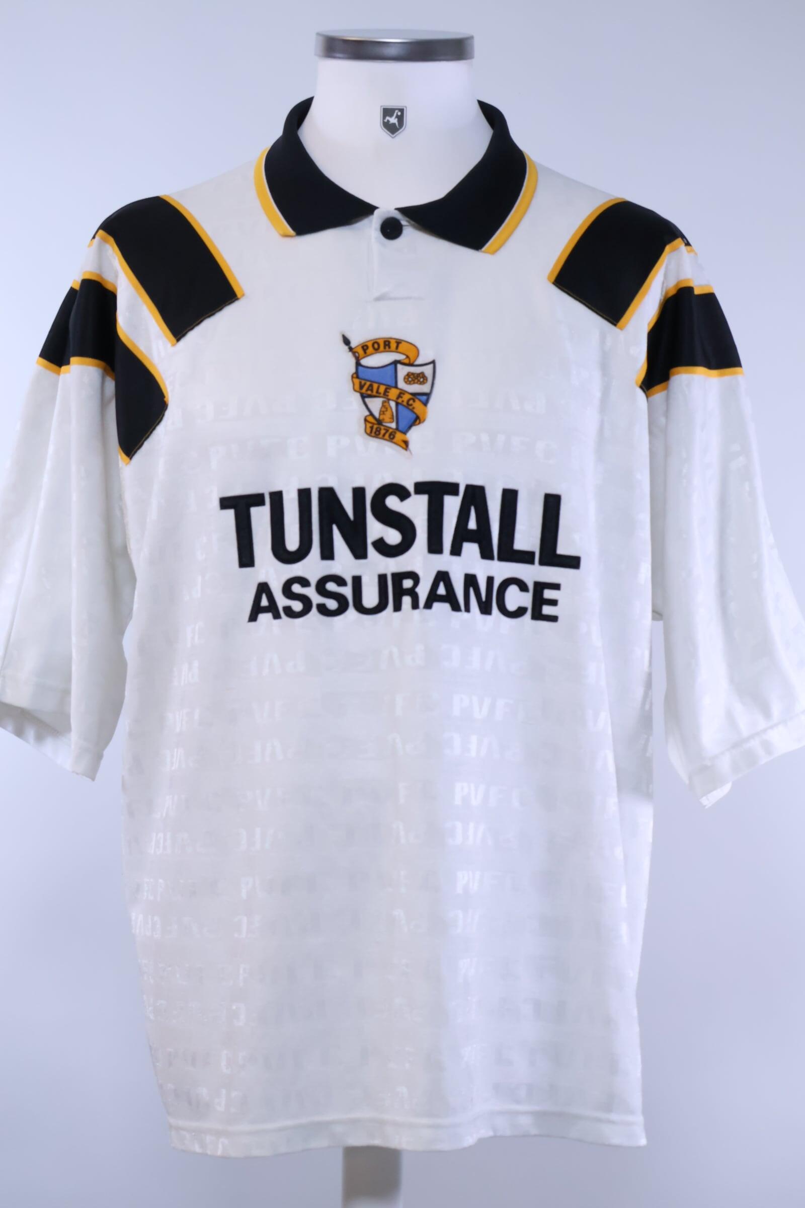 Port Vale Fc 1993/94 Home Shirt - XXLAuthentic Original Football Shirt
