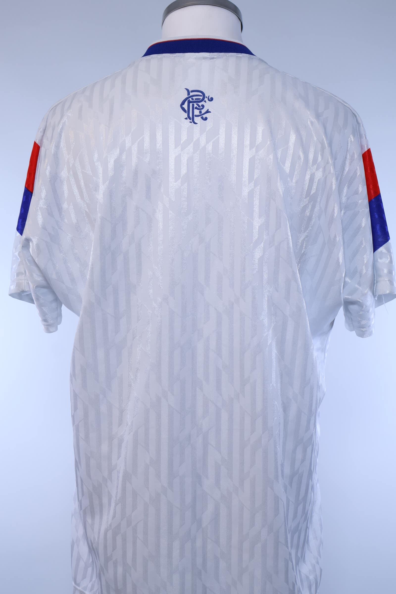Rangers FC 1990/92 Away Shirt - L Authenic Original Football Shirt