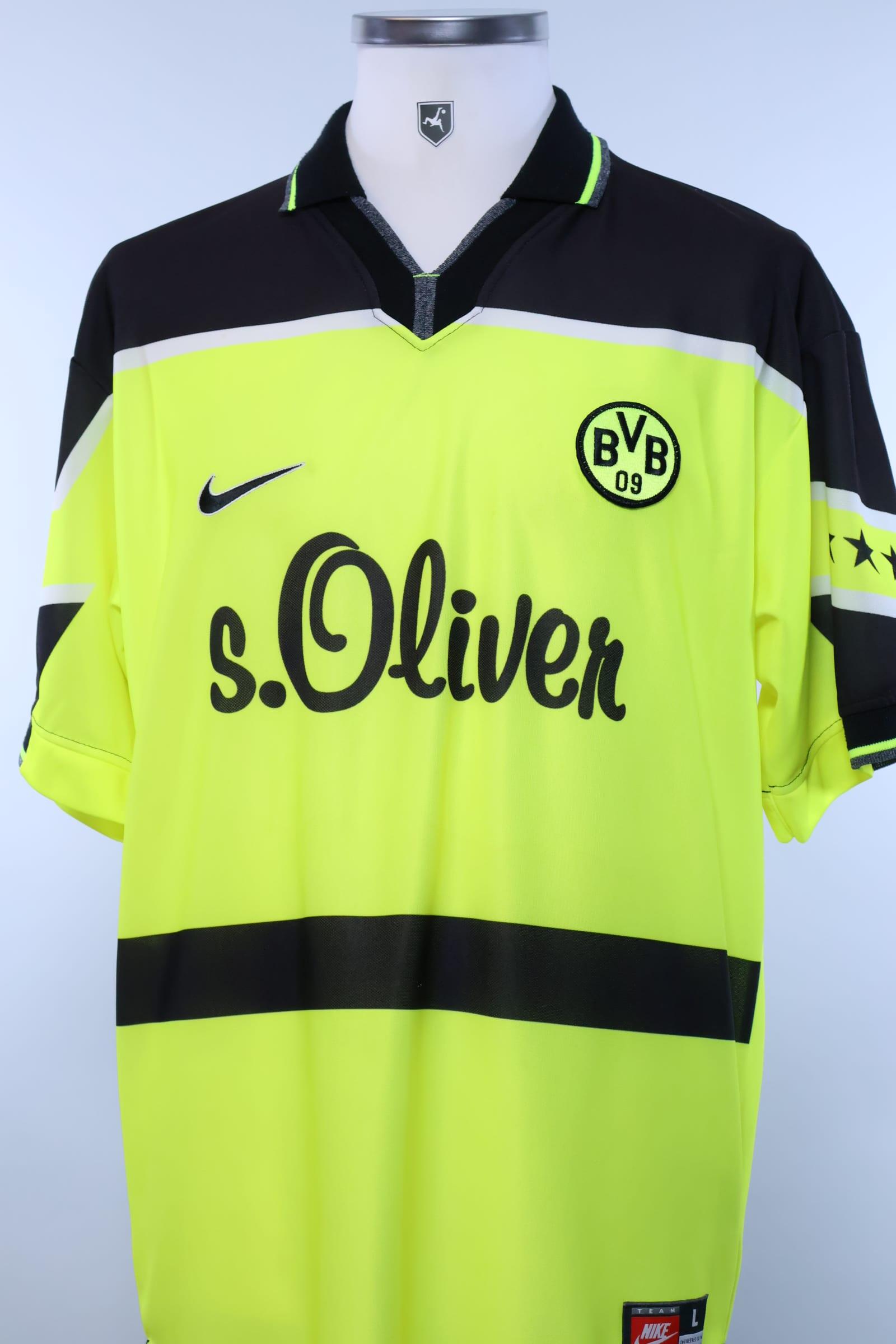 Borussia Dortmund 1997/98 Herrlich #11 Home Shirt - L Authenic Original Football Shirt