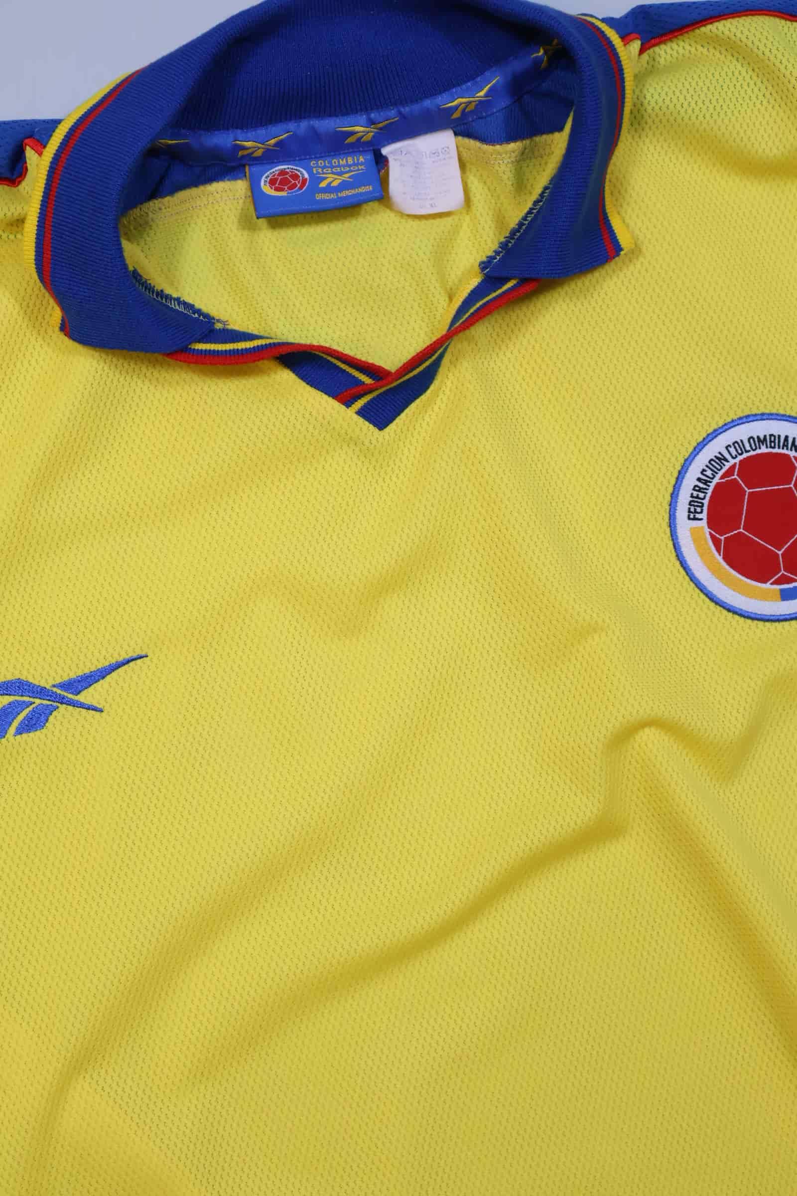 Colombia 1998/01 Home Shirt - XL Authenic Original Football Shirt