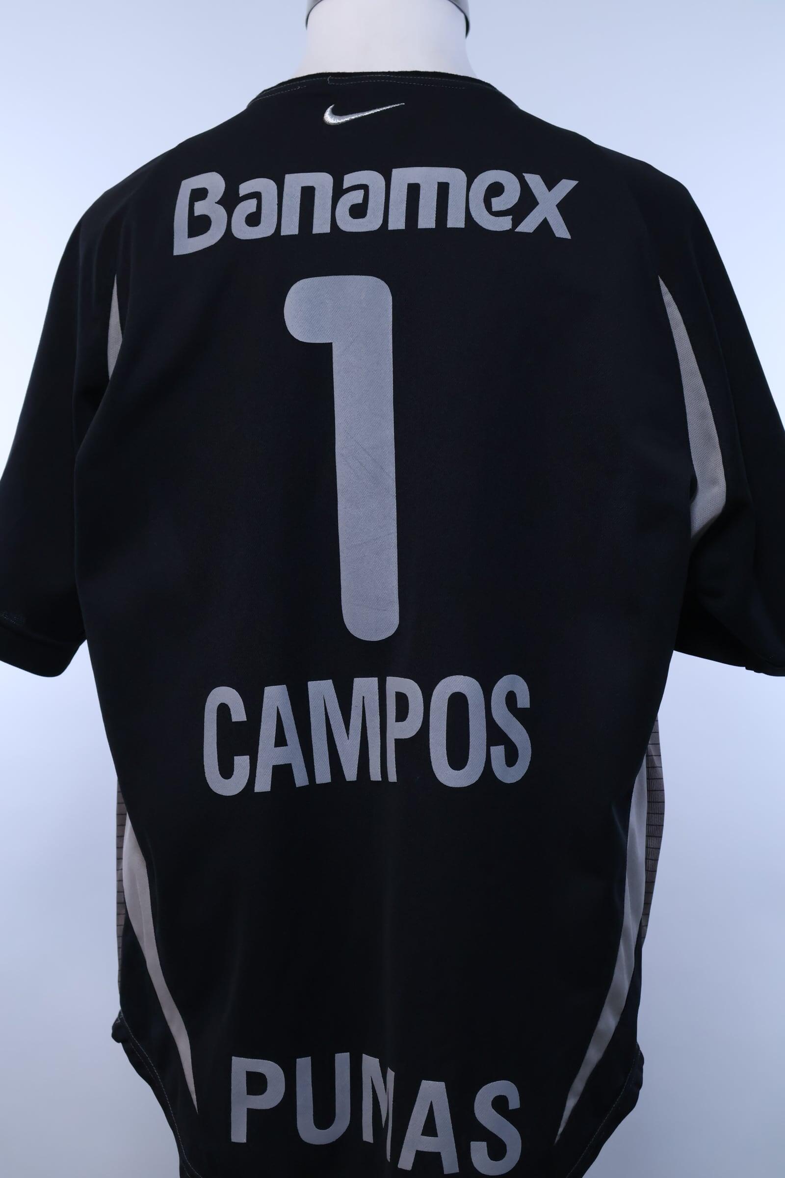 Pumas Unam 1998/99 Campos #1 Goalkeeper Shirt - XLAuthentic Original Football Shirt