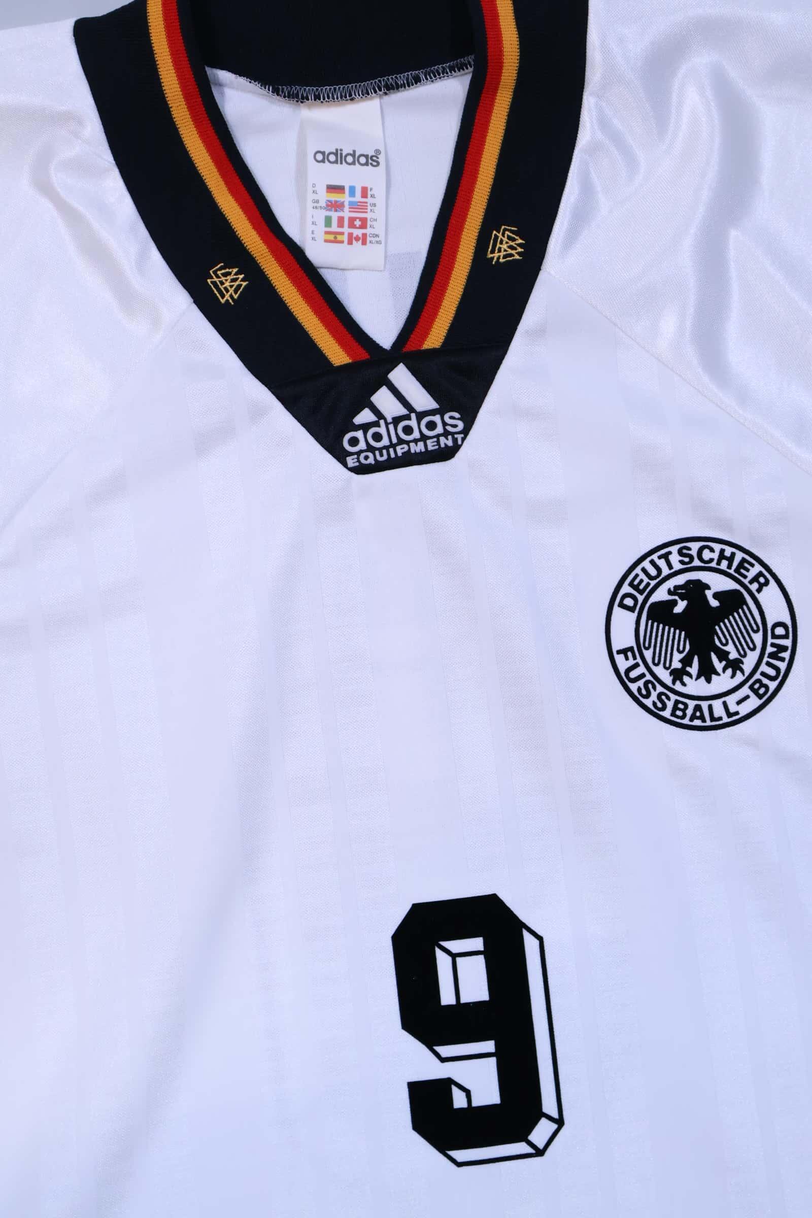 Germany 1992/94 Voller #9 Home Shirt - XL Authenic Original Football Shirt