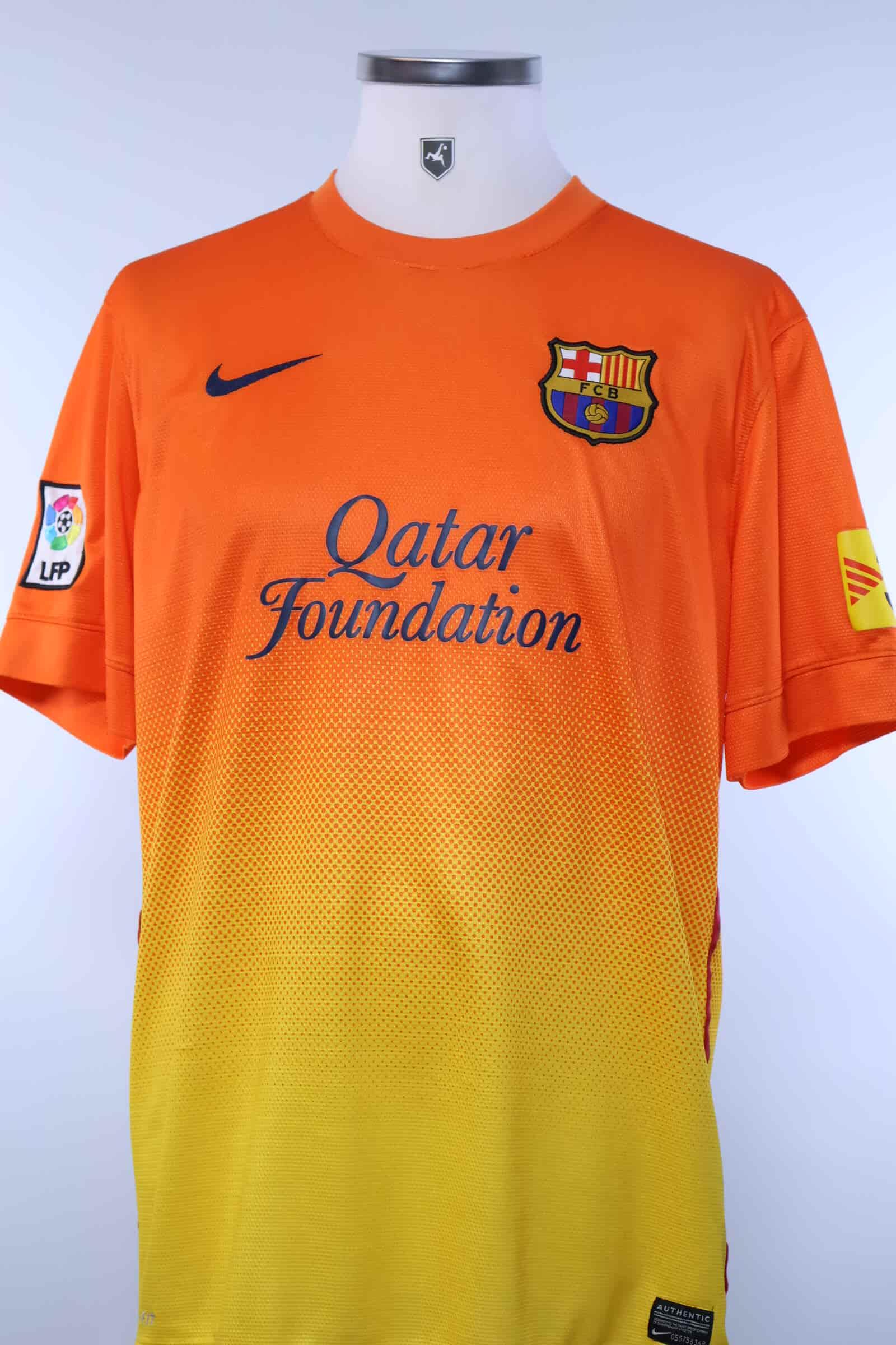 Barcelona 2012/13 Pique #3 Away Shirt - L Authenic Original Football Shirt
