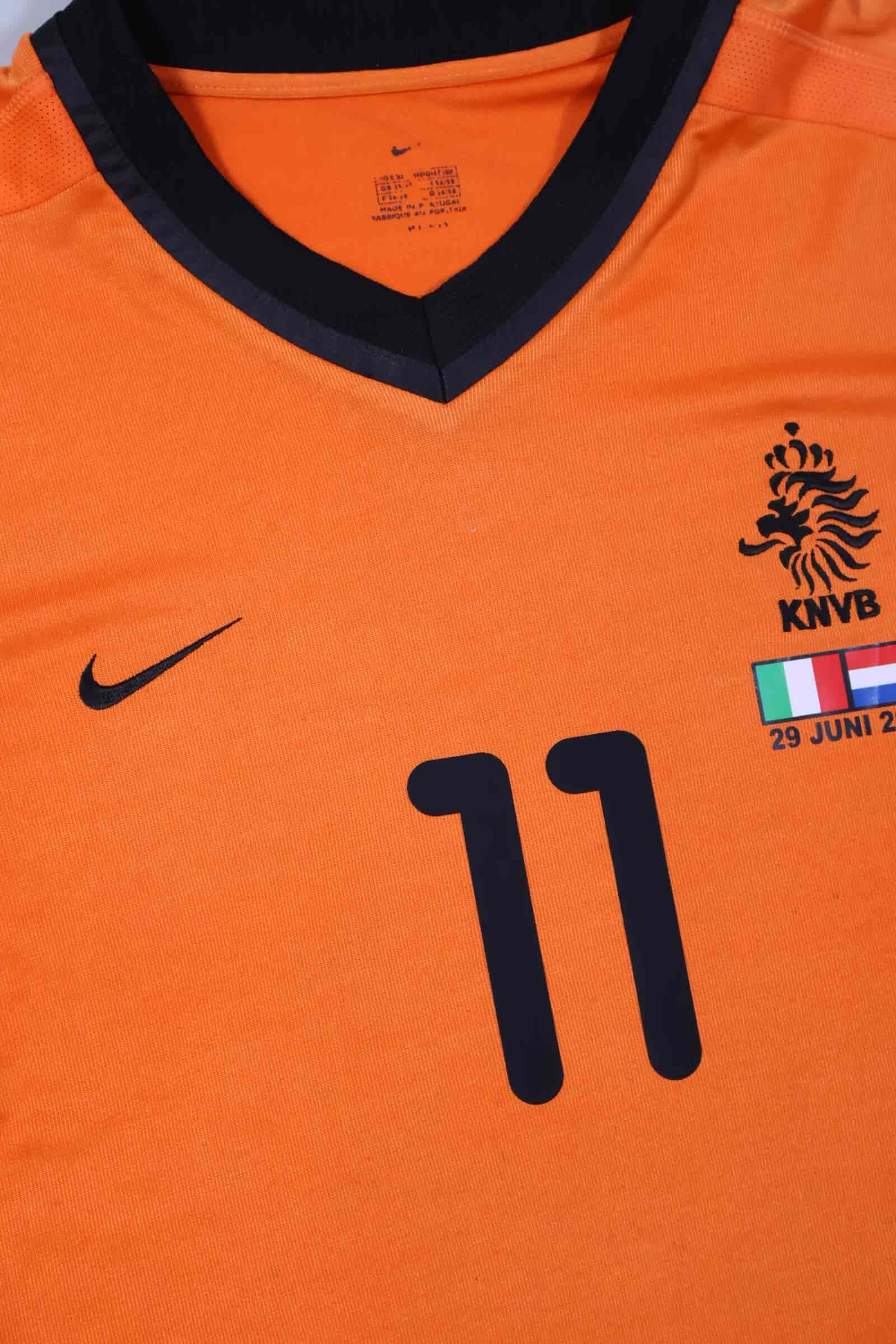 Netherlands 2000/02 Overmars #11 Home Shirt - XL Authenic Original Football Shirt