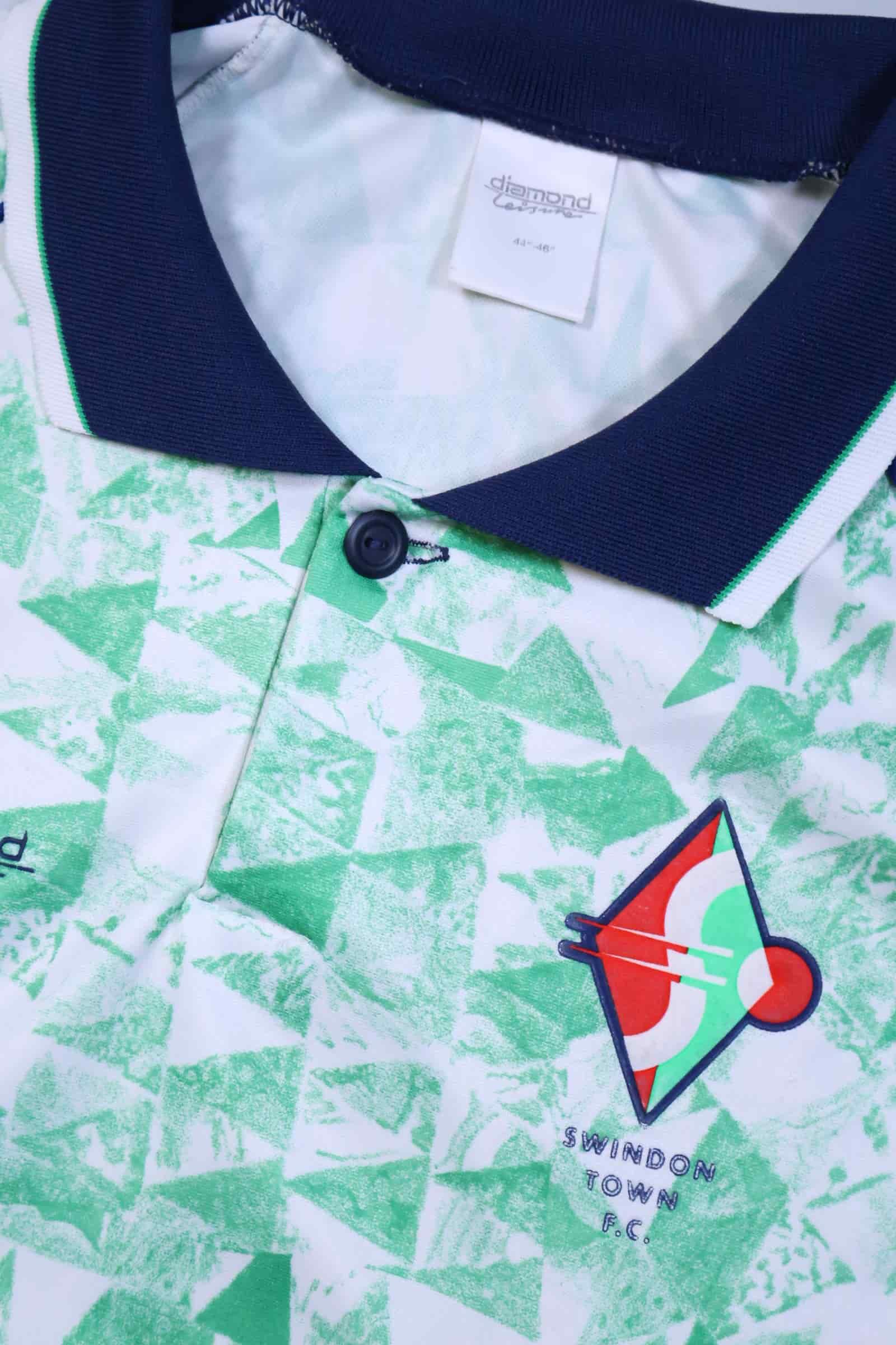 Swindon Town F.C 1991/92 Away Shirt - L Authenic Original Football Shirt