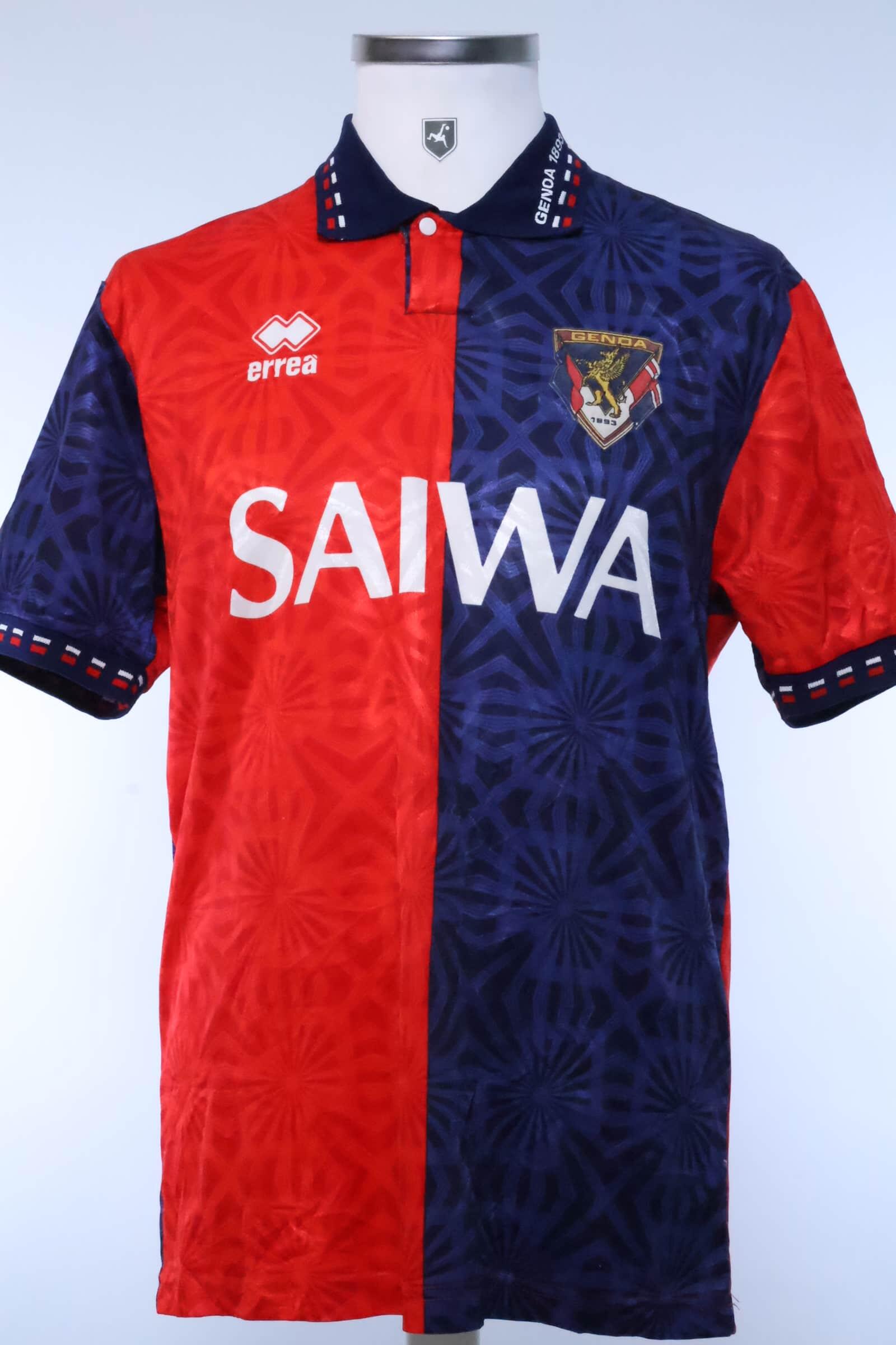 Genoa 1992/94 Home Shirt - SAuthentic Original Football Shirt