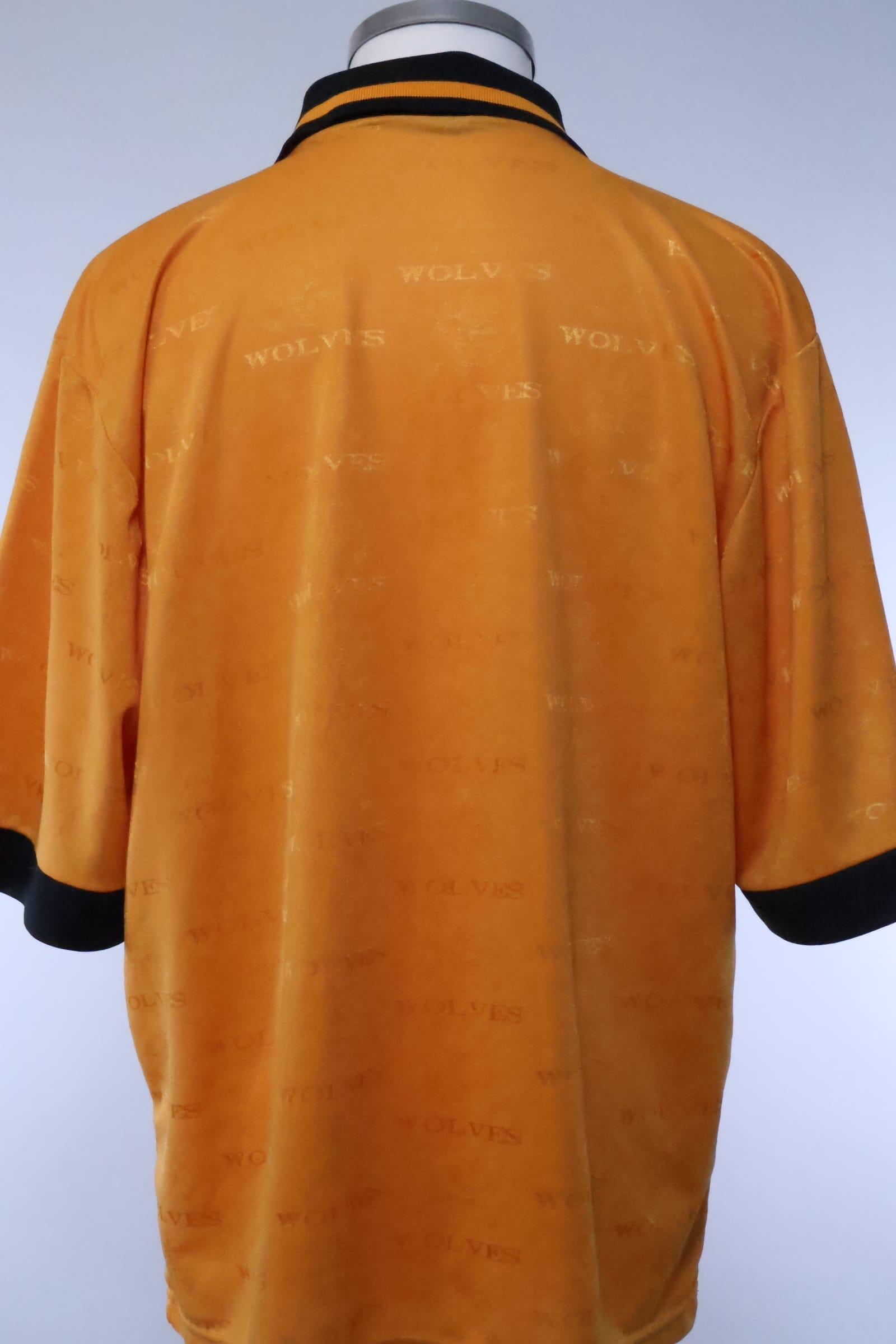Wolverhampton Wanderes F.C 1995/96 Home Shirt - XL Authenic Original Football Shirt
