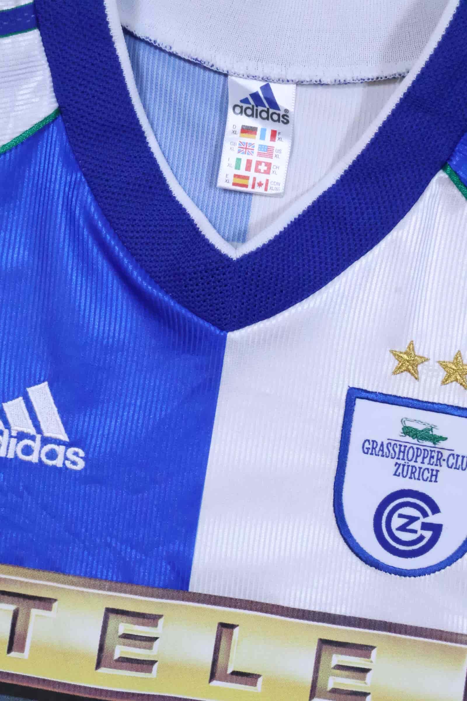Grasshopper-Club Zurich 1999/00 Home Shirt - XL Authenic Original Football Shirt