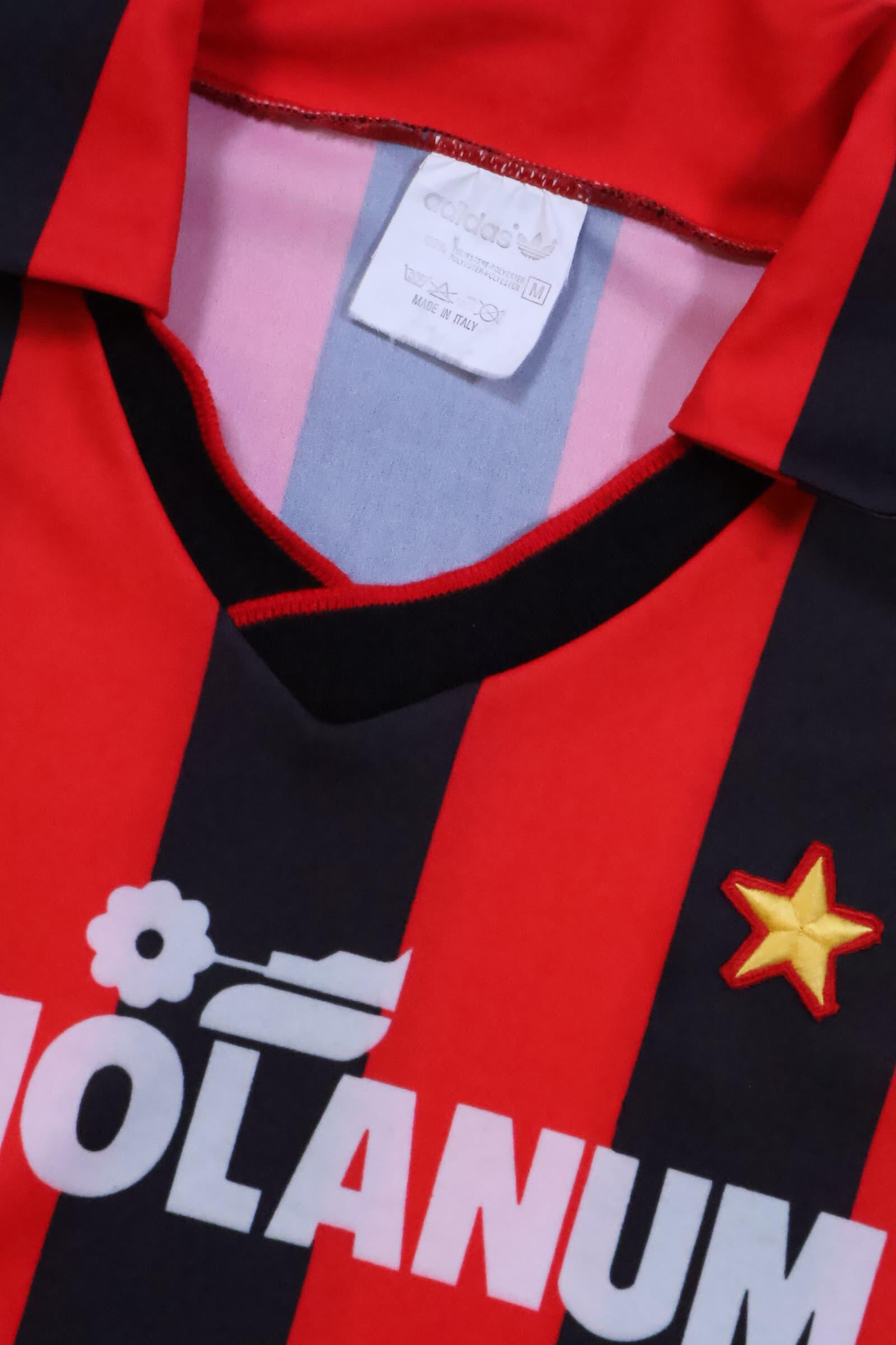 Ac Milan 1990/91 Home Shirt - M Authenic Original Football Shirt