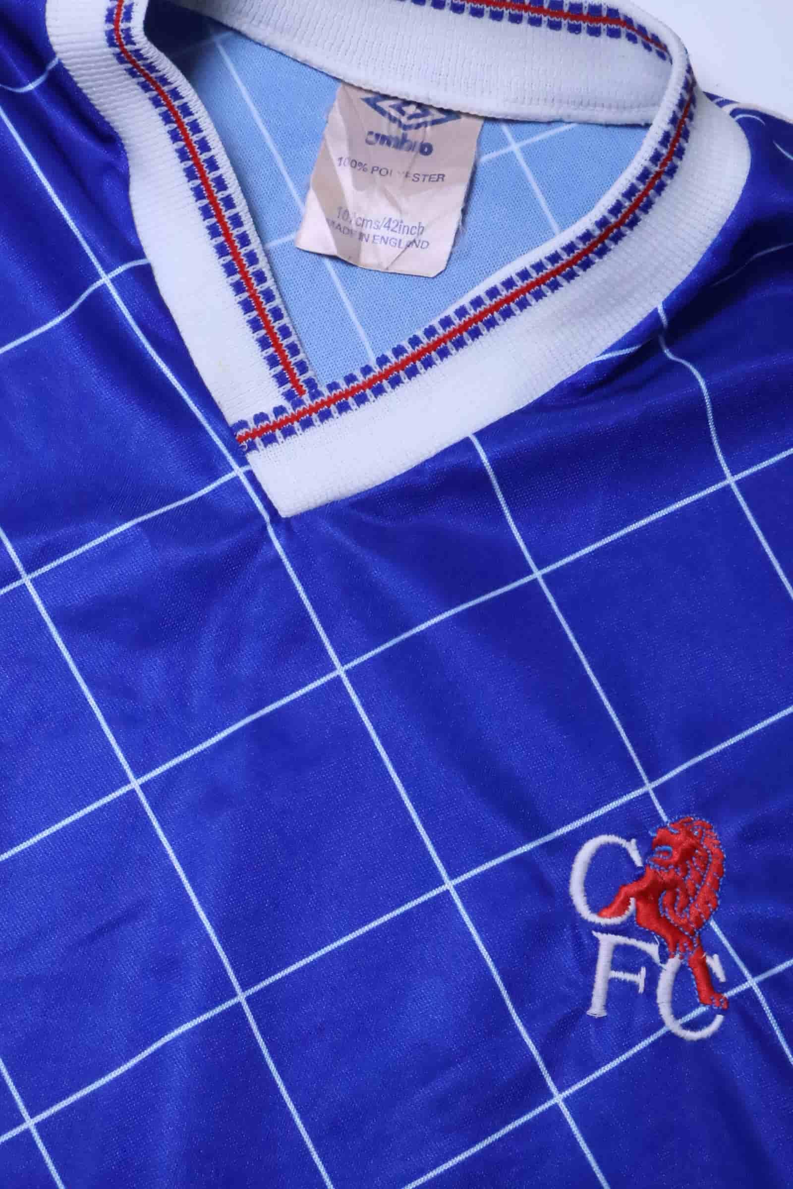 Chelsea 1987/89 Home Shirt - L Authenic Original Football Shirt