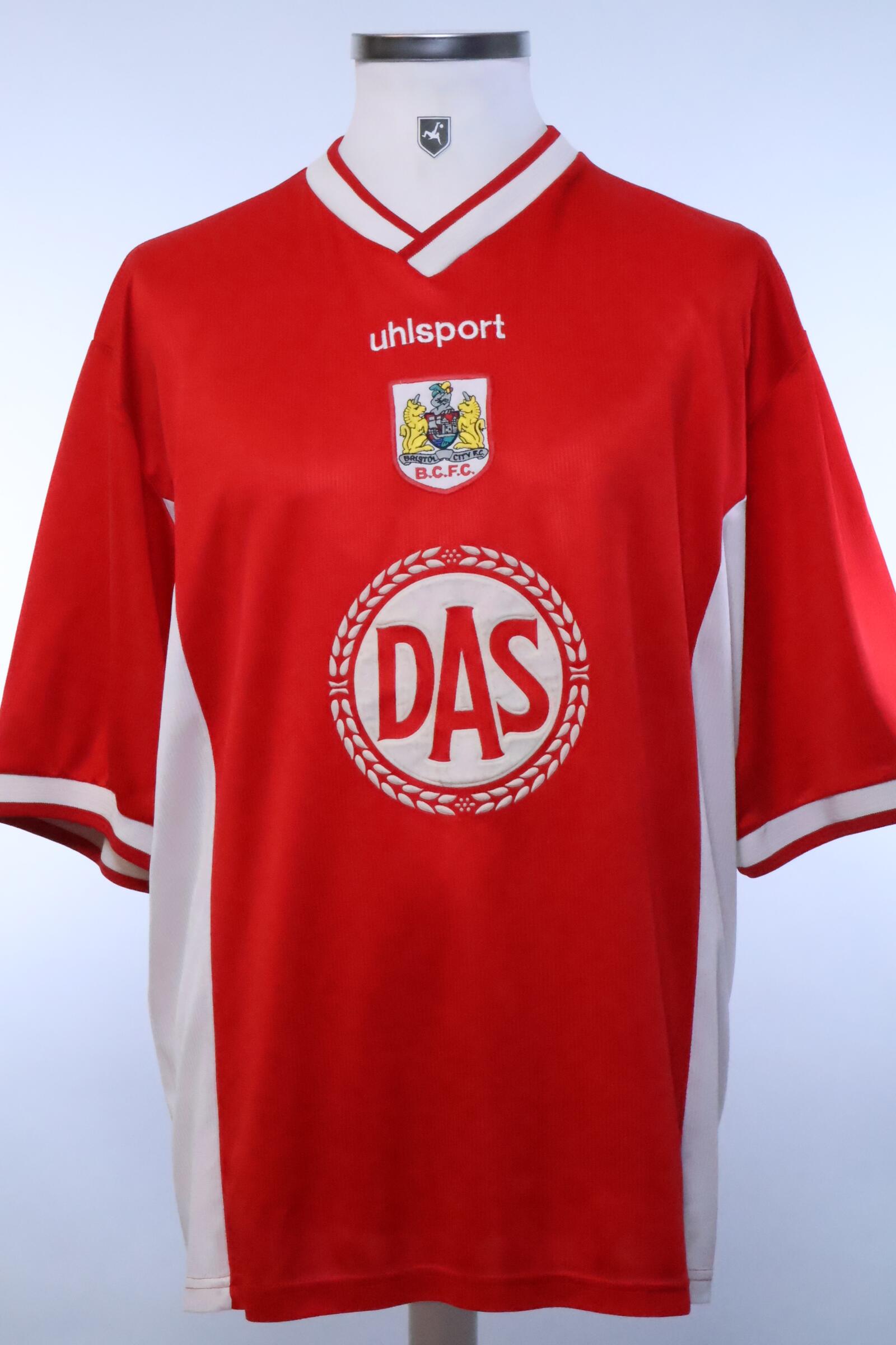 Bristol City F.C 1999/00 Home Shirt - XLAuthentic Original Football Shirt