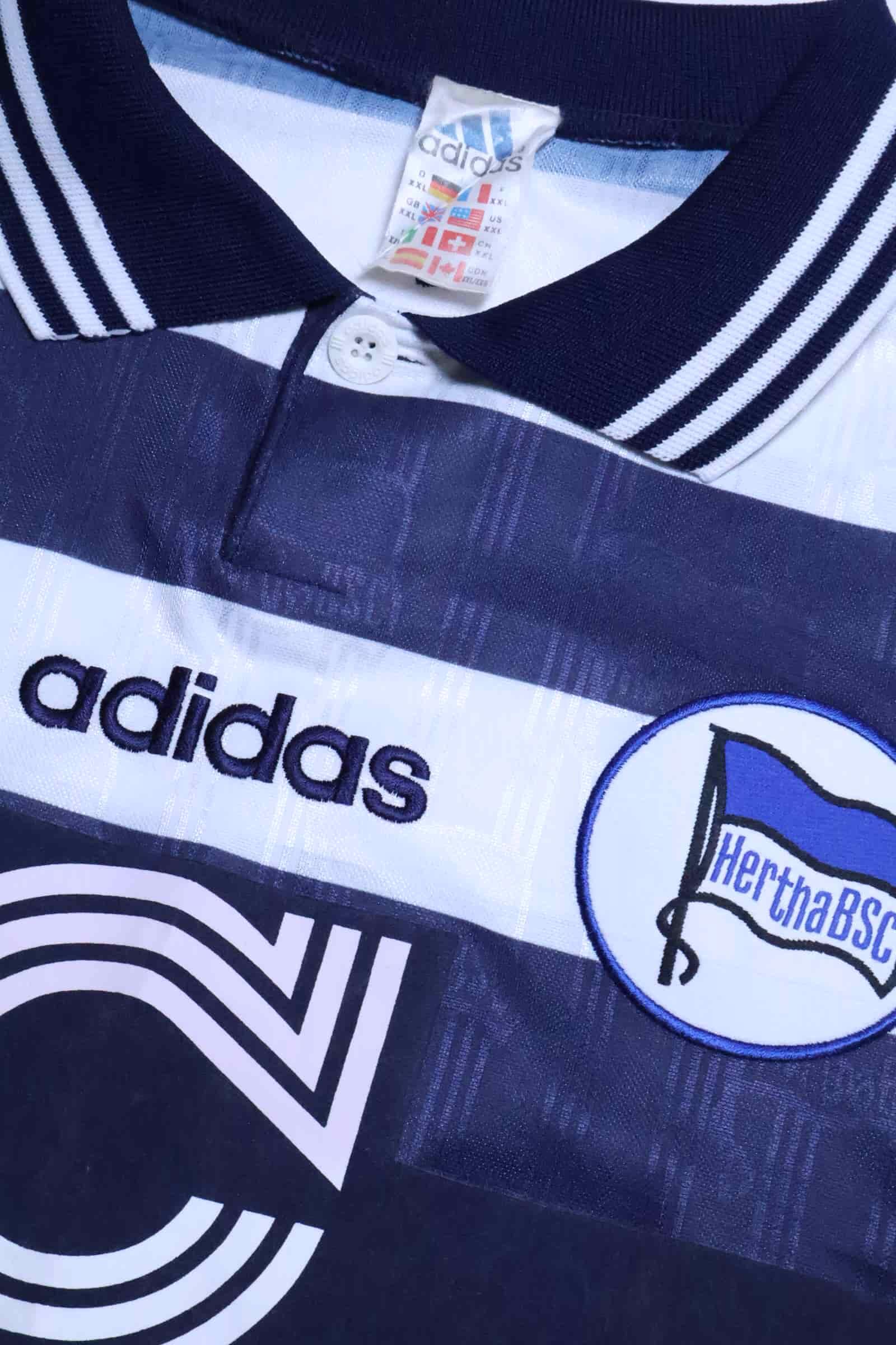 Hertha Berlin 1997/98 Home Shirt - XXL- TAGS