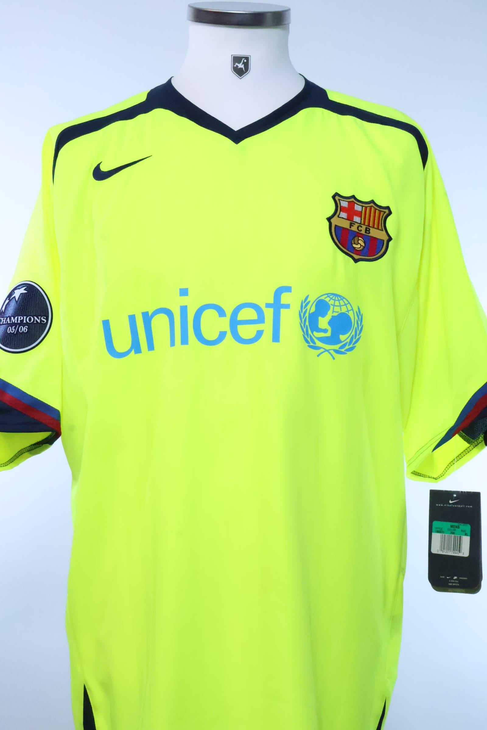Barcelona 2006/07 Marquez #4 Away Shirt - XL- BACK