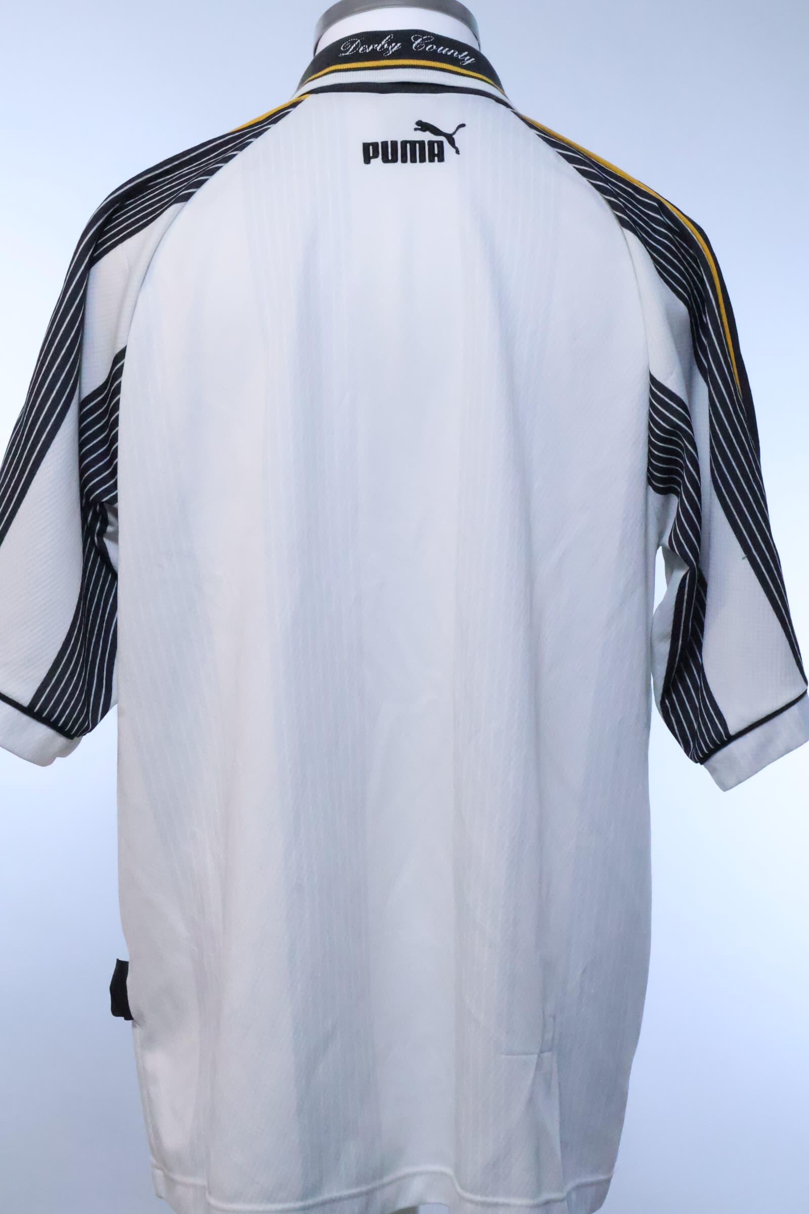 Derby County 1996/97 Home Shirt - L- BACK