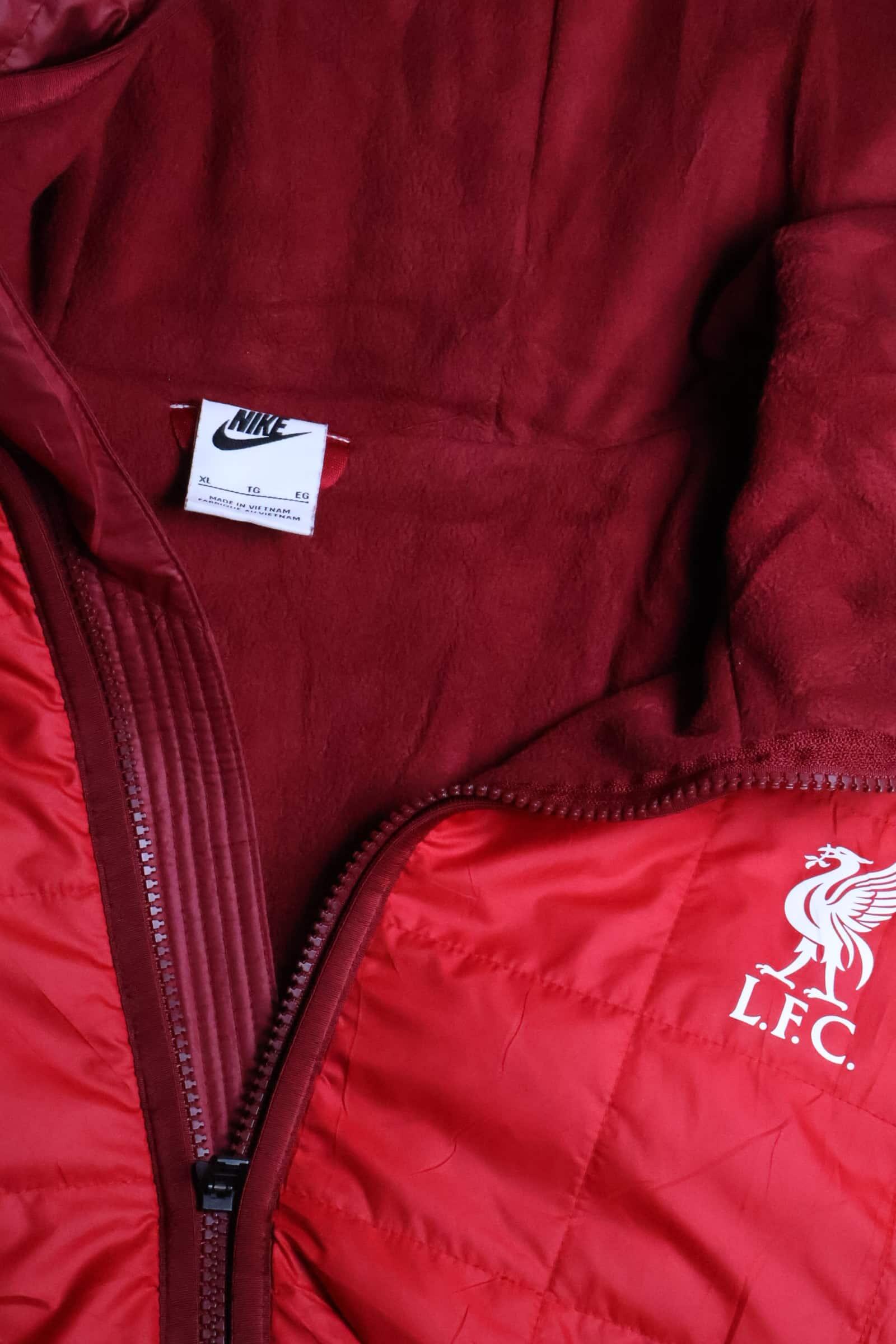 Liverpool F.C 2022/23 Fleece Lined Hooded Jacket. - XL- TAGS
