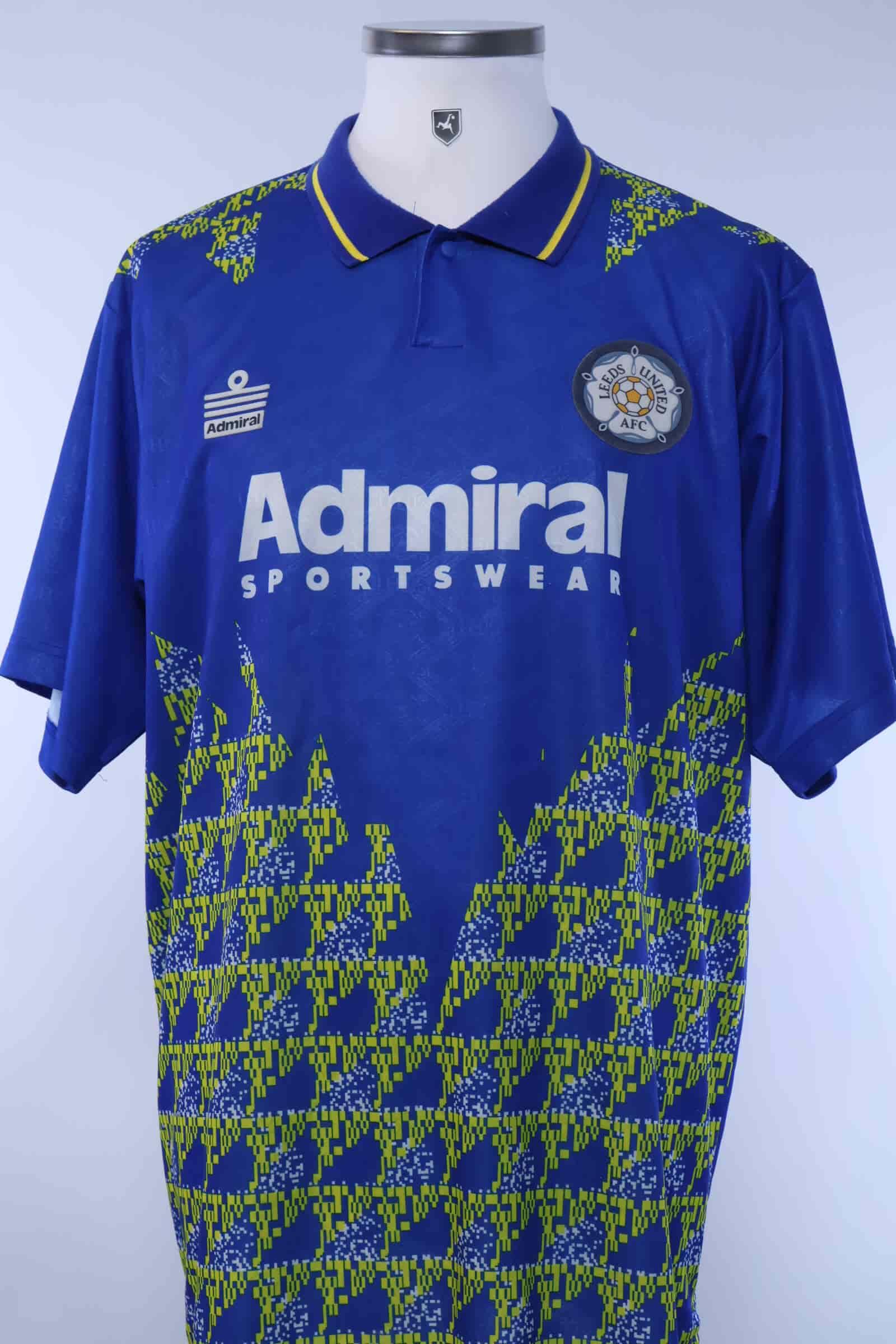 Leeds United 1992/93 Away Shirt - Score Draw Licensed Remake - XL- FRONT