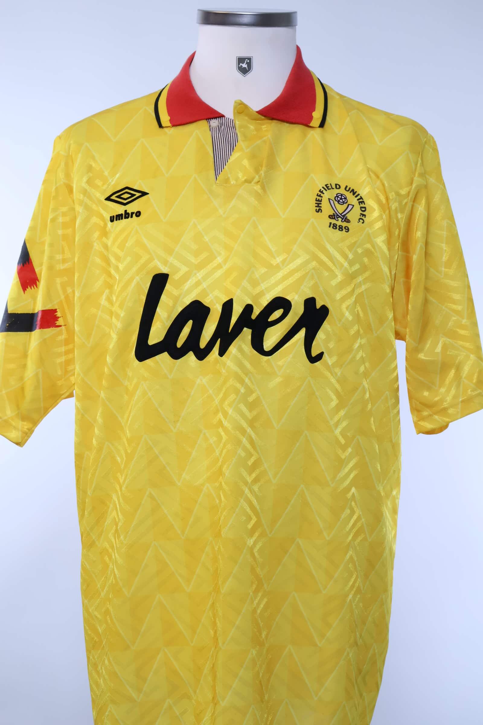 Sheffield United F.C 1991/93 Away Shirt - XL- FRONT
