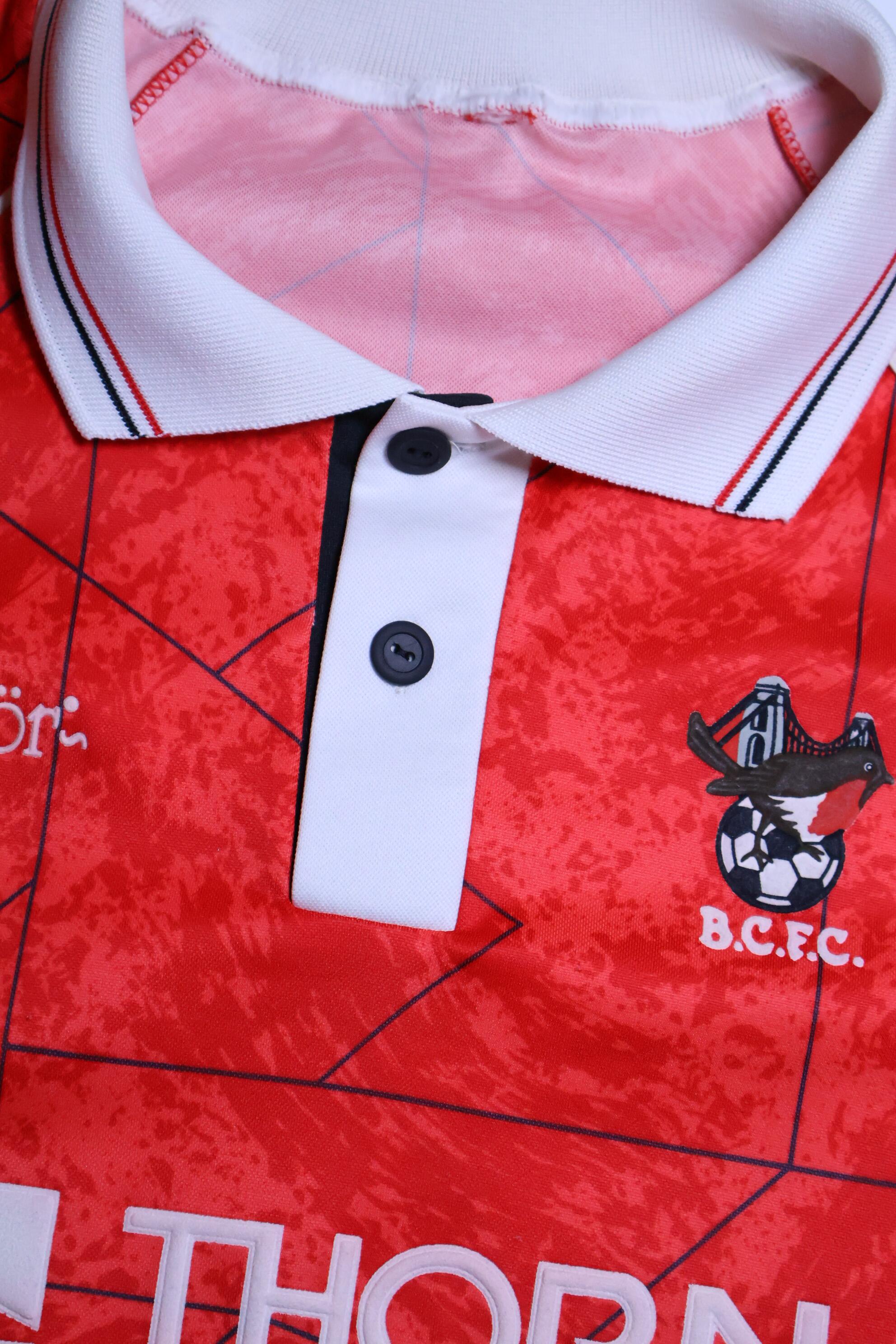 Bristol City F.C 1992/93 Home Shirt - L Authenic Original Football Shirt
