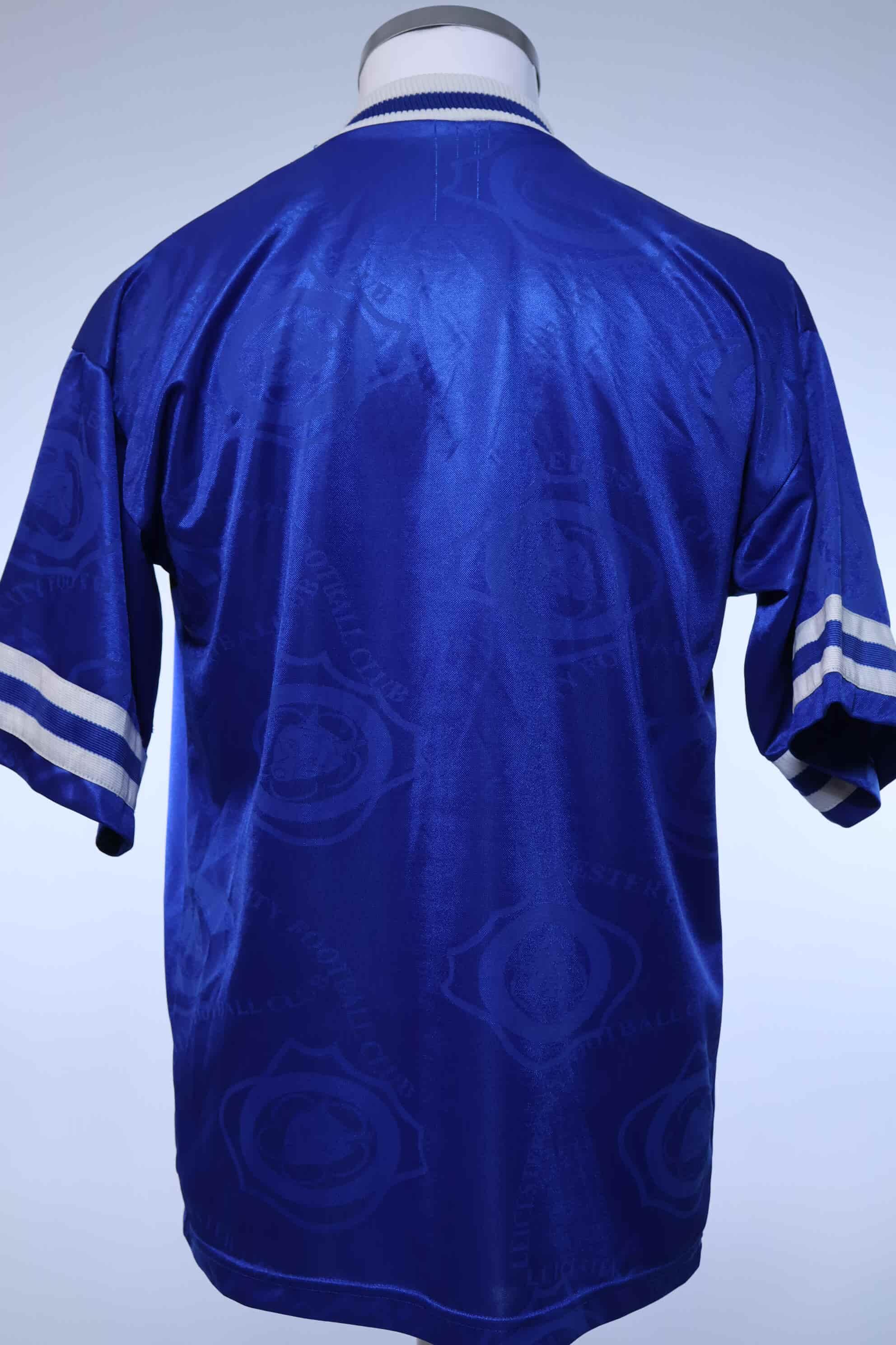 Leicester City 1996/98 Home Shirt - M- BACK
