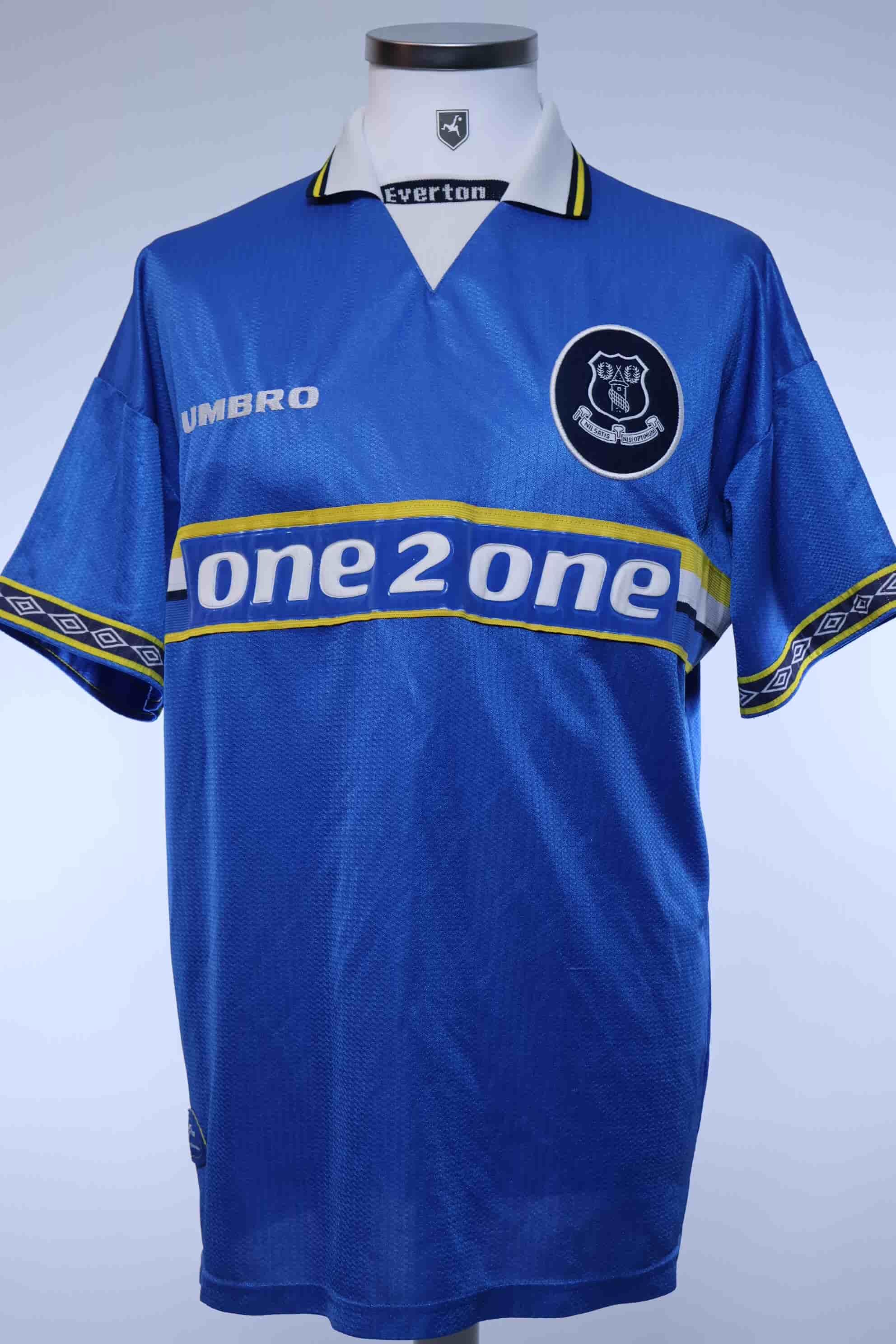 Everton Ferguson #9 1997/99 Home Shirt - XL- BACK