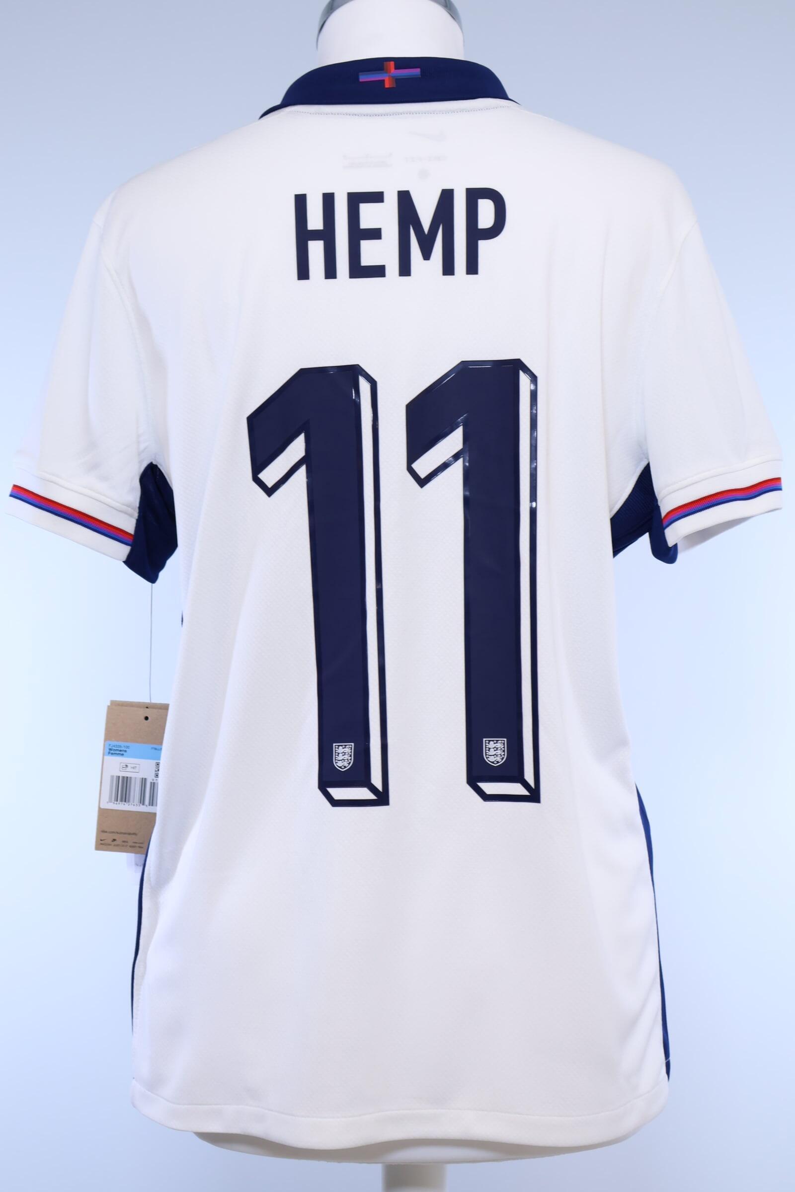 England Lionesses 2024/25 Hemp #11 Home Shirt - M (Womens)Authentic Original Football Shirt